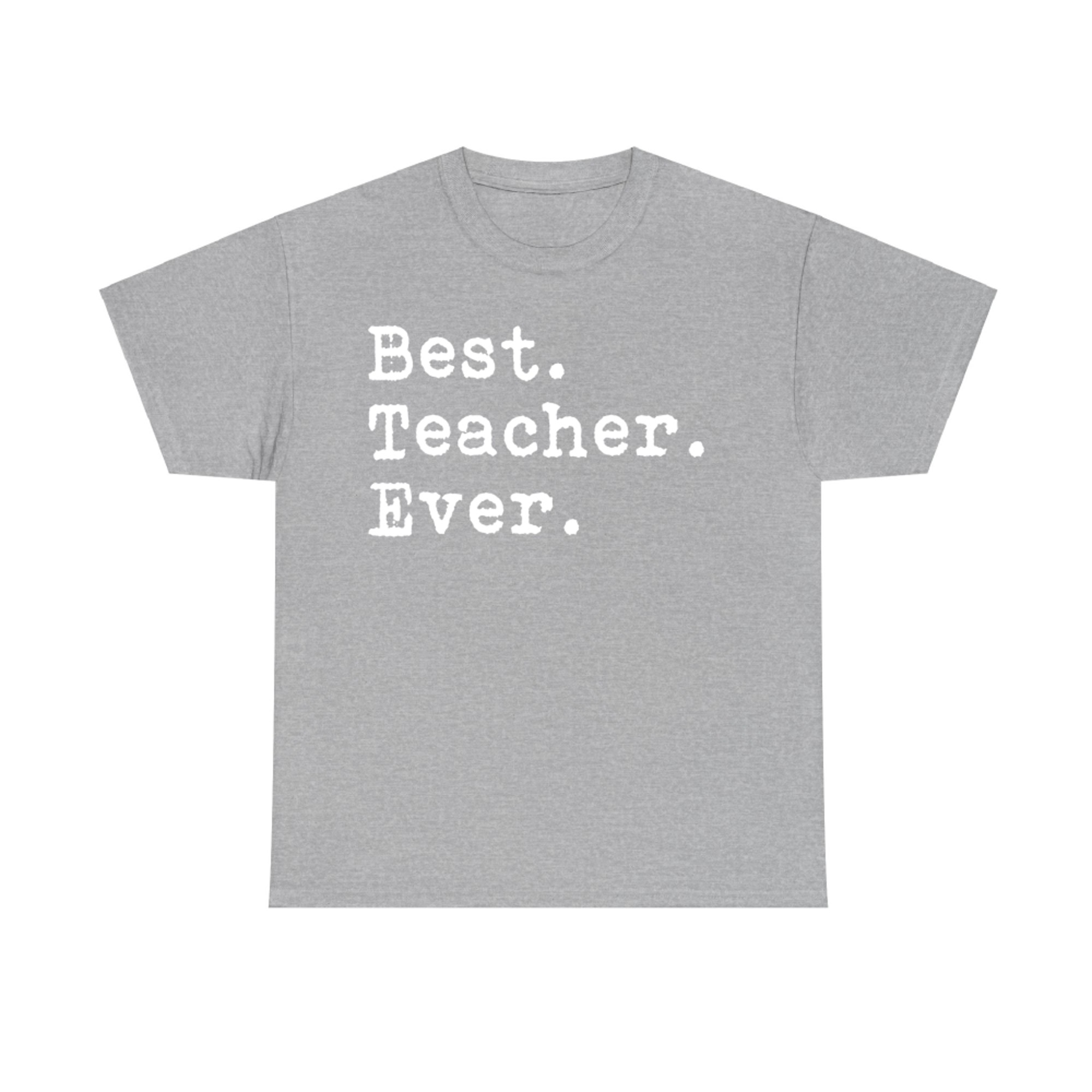 Best Teacher Ever Simple Retro Teacher T-Shirt