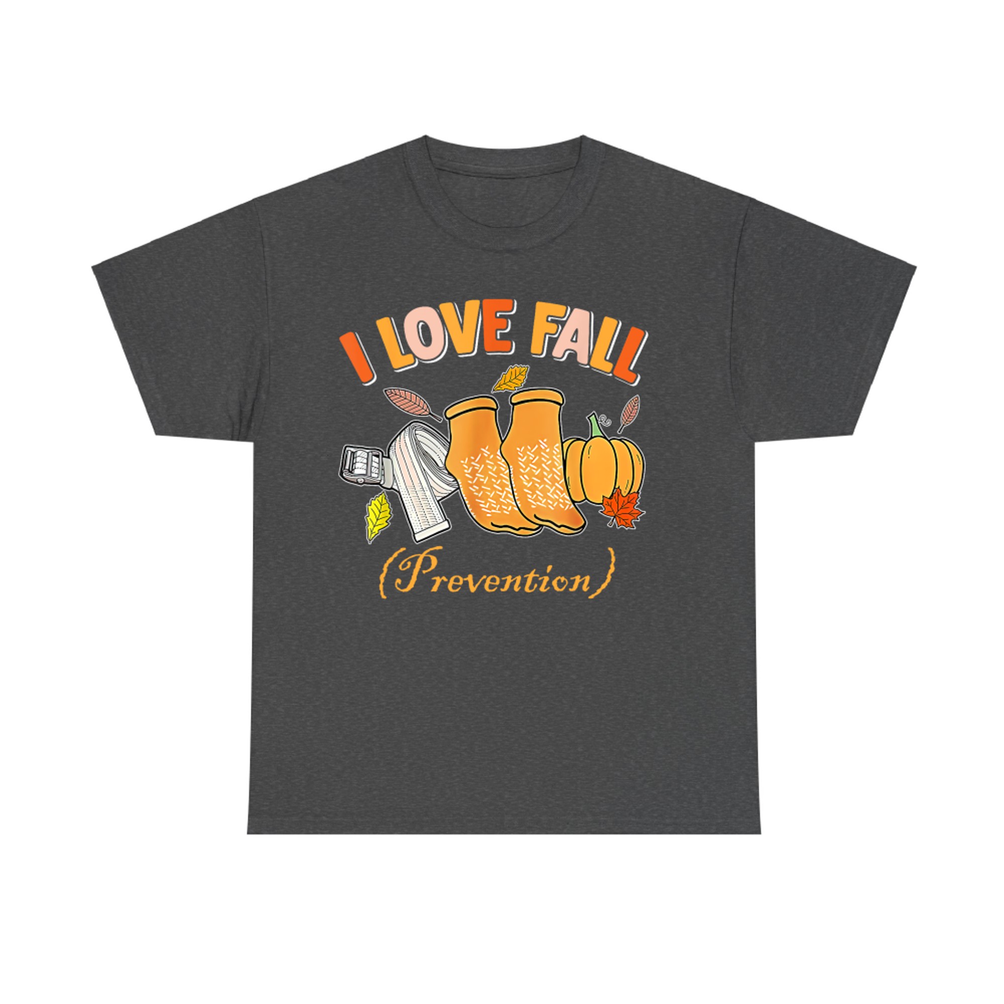 I Love Fall Prevention Funny Fall Nurse Socks Pumpkin AutumnT-Shirt