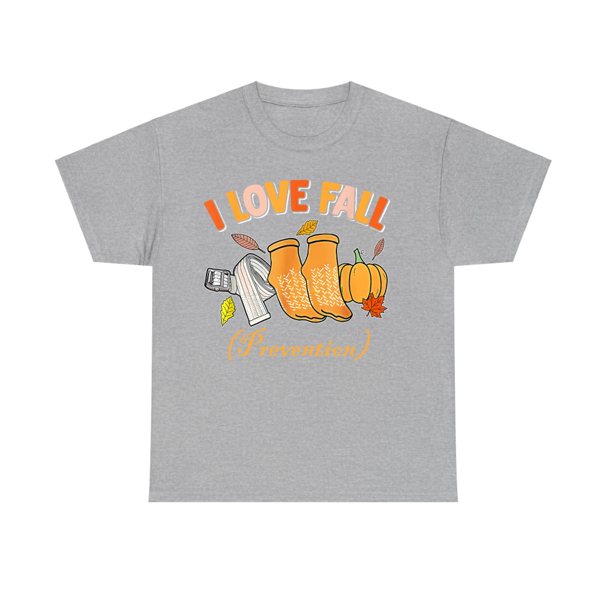 I Love Fall Prevention Funny Fall Nurse Socks Pumpkin AutumnT-Shirt