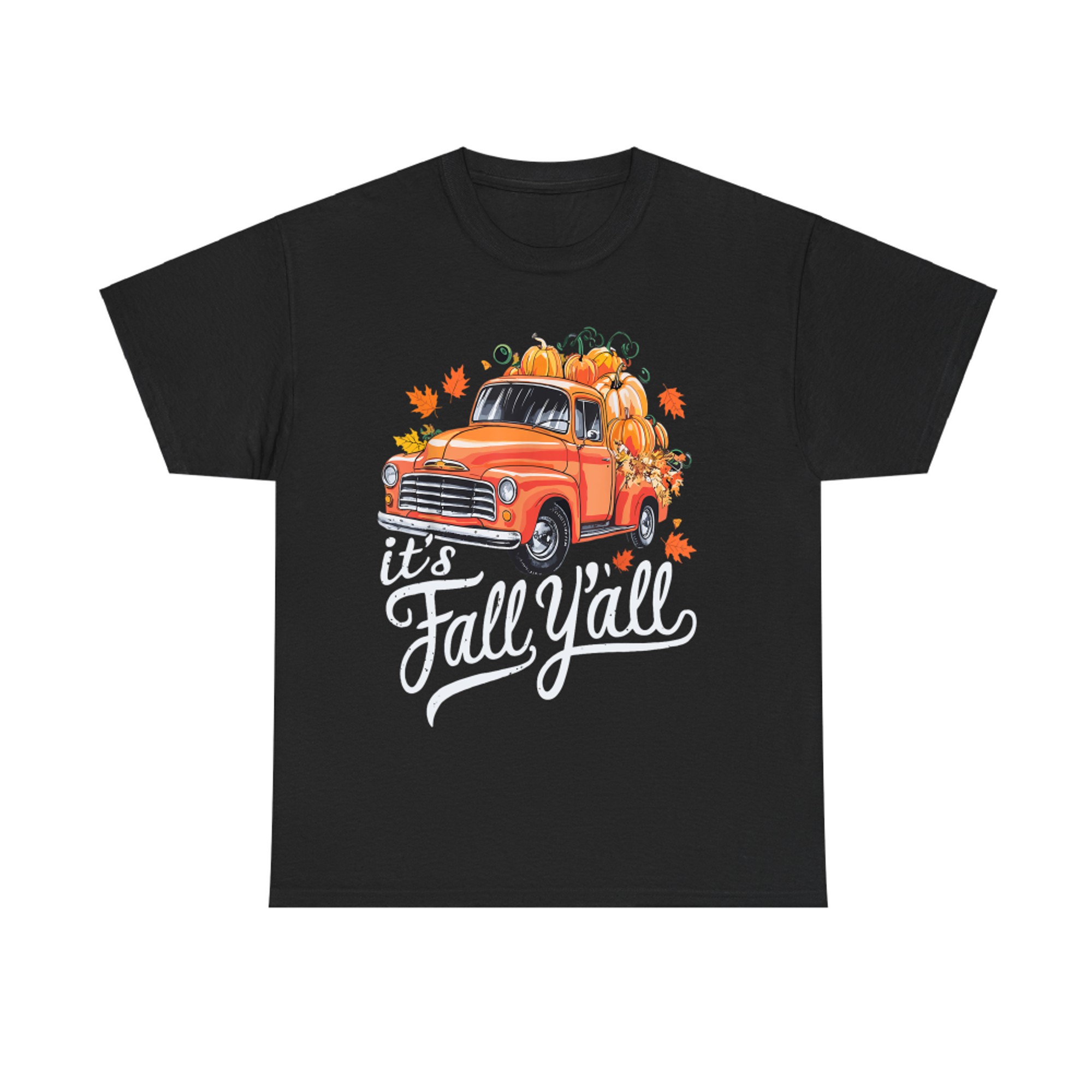 It’s Fall Y’all Pumpkin Truck Cute Autumn Harvest T-Shirt