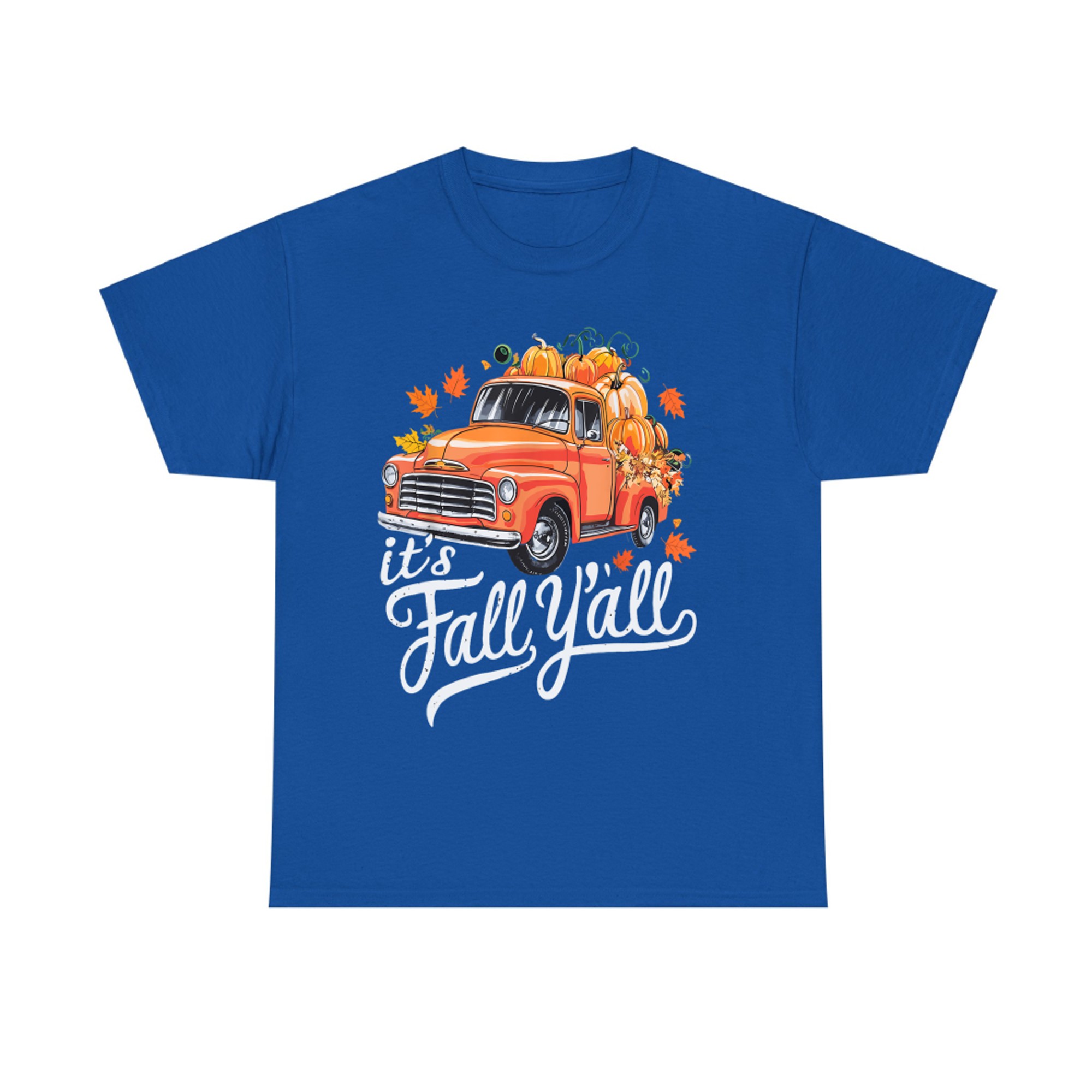 It’s Fall Y’all Pumpkin Truck Cute Autumn Harvest T-Shirt