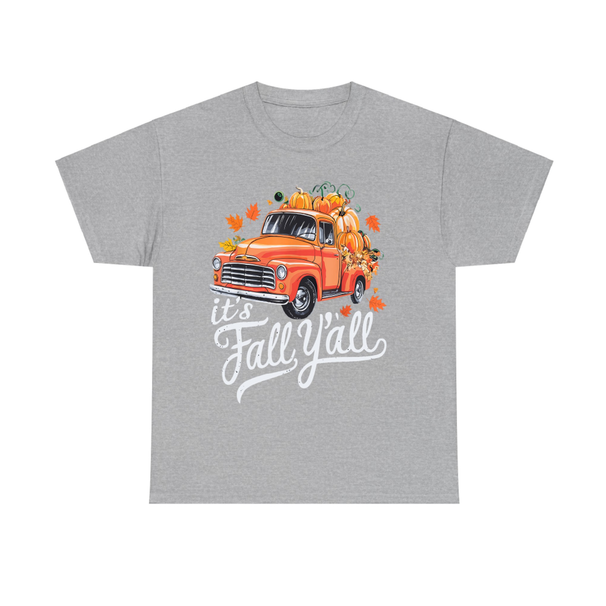 It’s Fall Y’all Pumpkin Truck Cute Autumn Harvest T-Shirt
