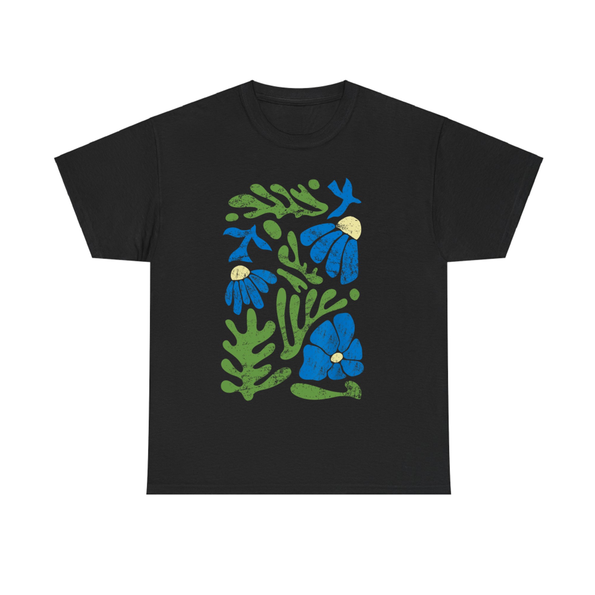 Matisse Painting Aesthetic Artificial Flower Abstract Autumn T-Shirt