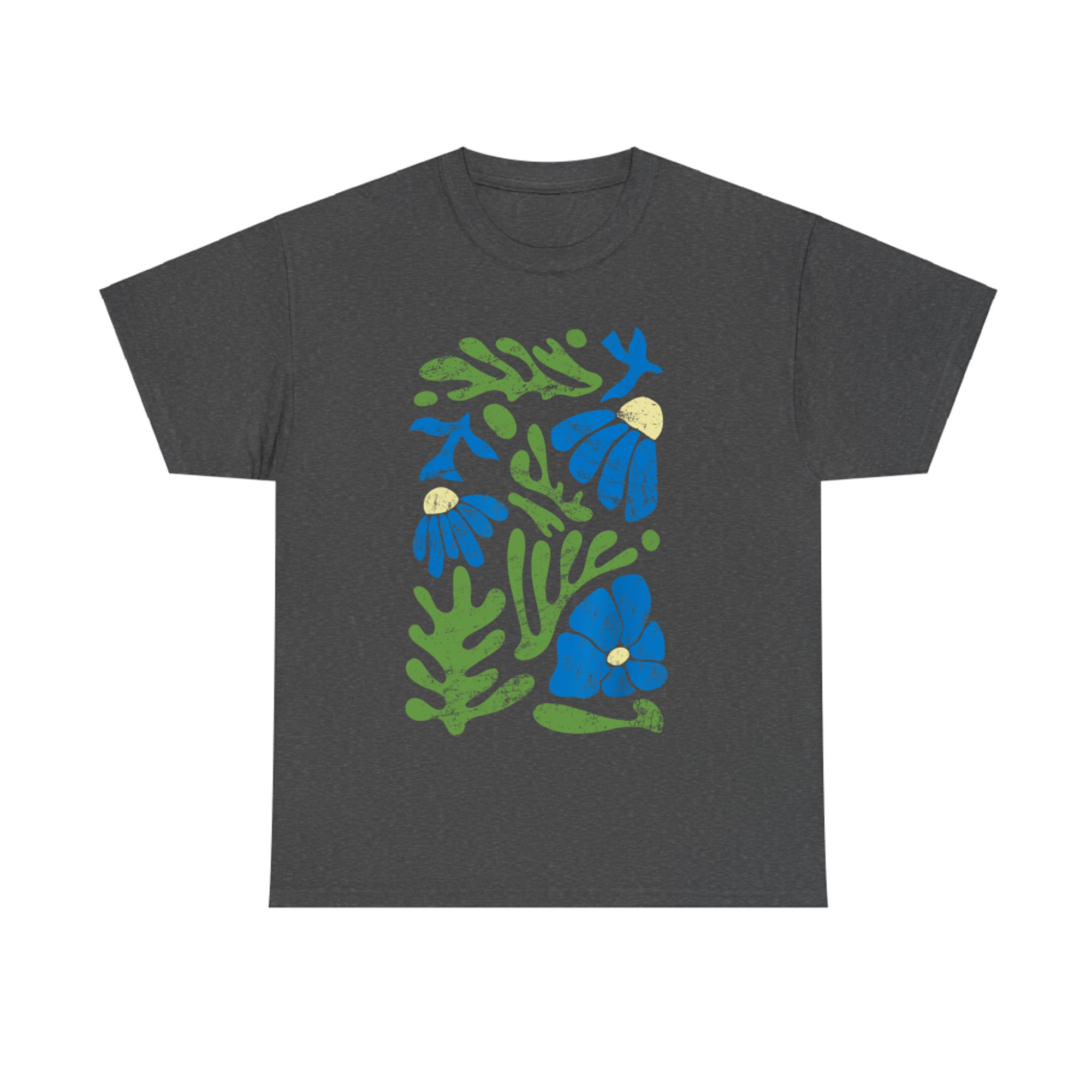 Matisse Painting Aesthetic Artificial Flower Abstract Autumn T-Shirt