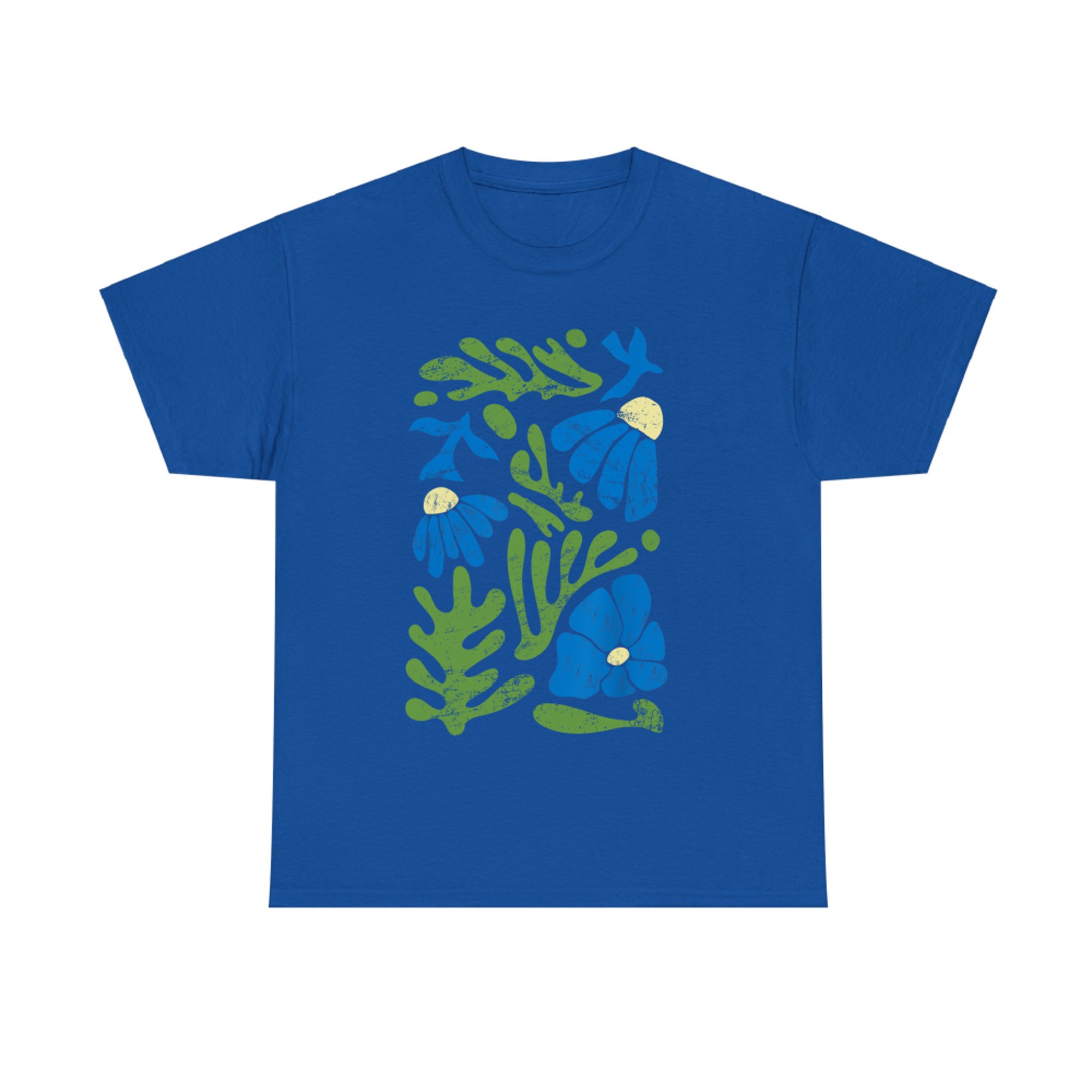 Matisse Painting Aesthetic Artificial Flower Abstract Autumn T-Shirt