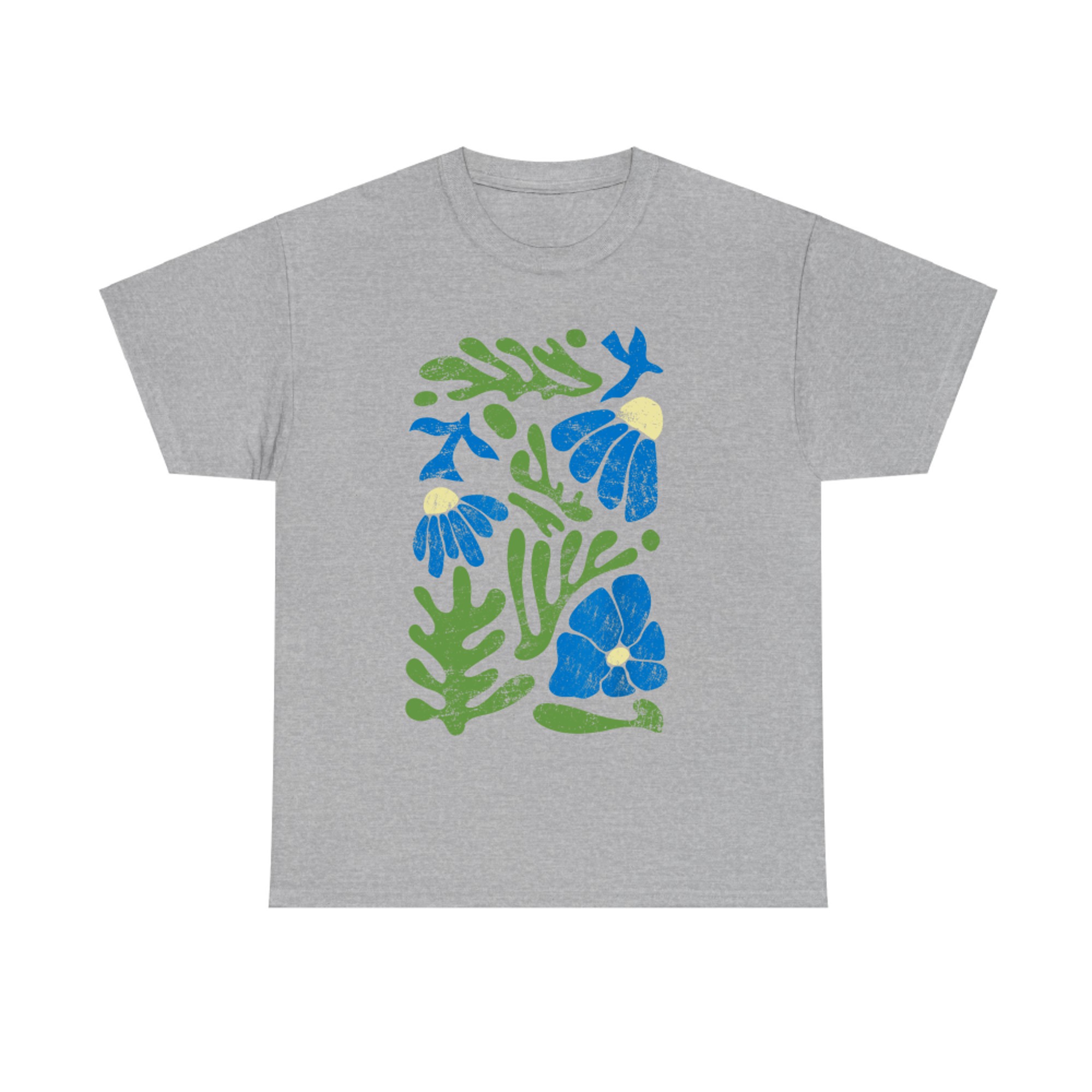 Matisse Painting Aesthetic Artificial Flower Abstract Autumn T-Shirt