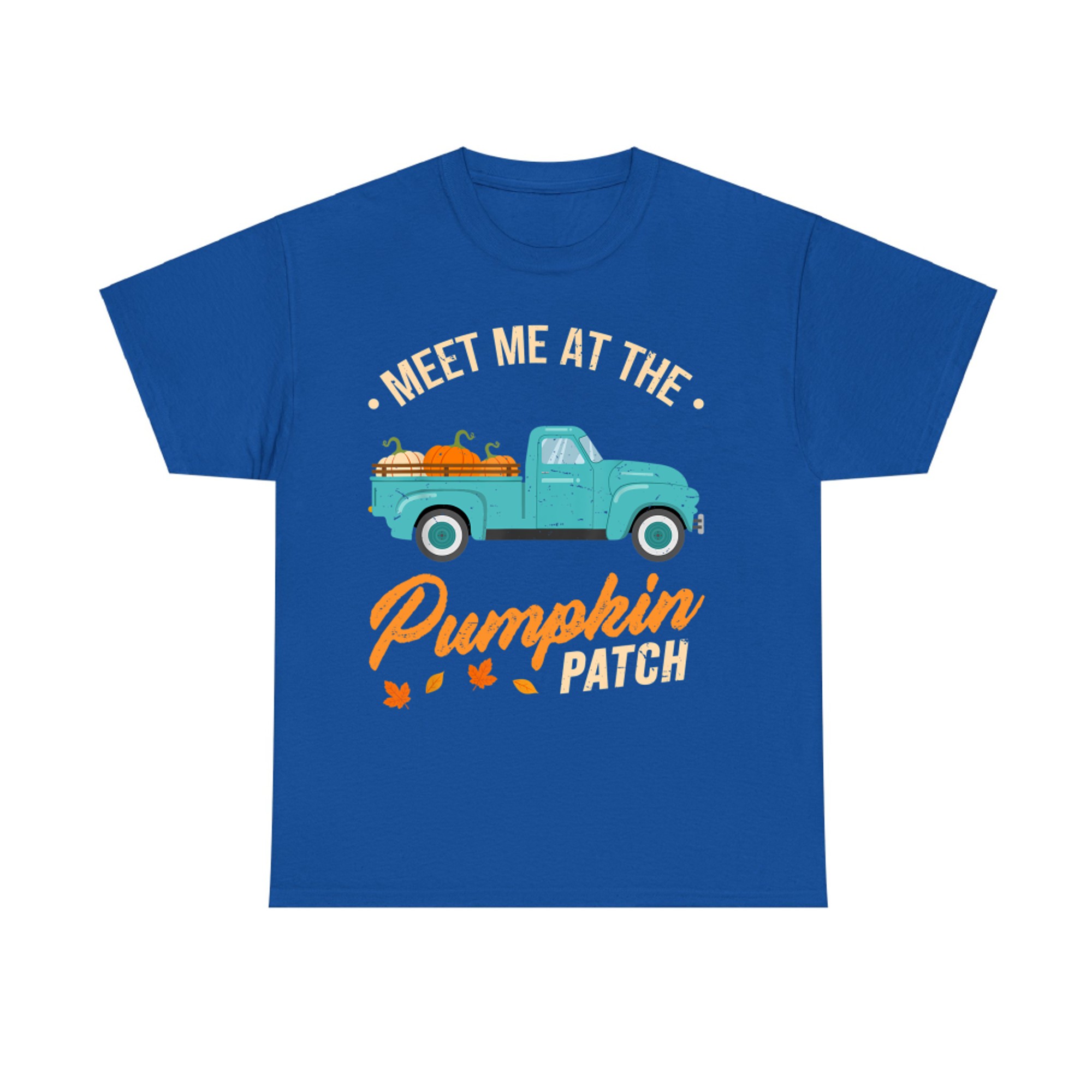 Meet Me At The Pumpkin Patch Truck Halloween Hello Fall T-Shirt