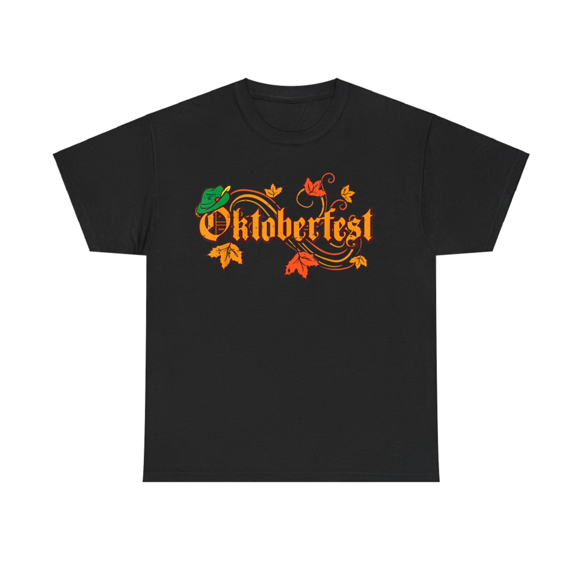 Oktoberfest Maple Leaves Vintage Fall Autumn T-Shirt