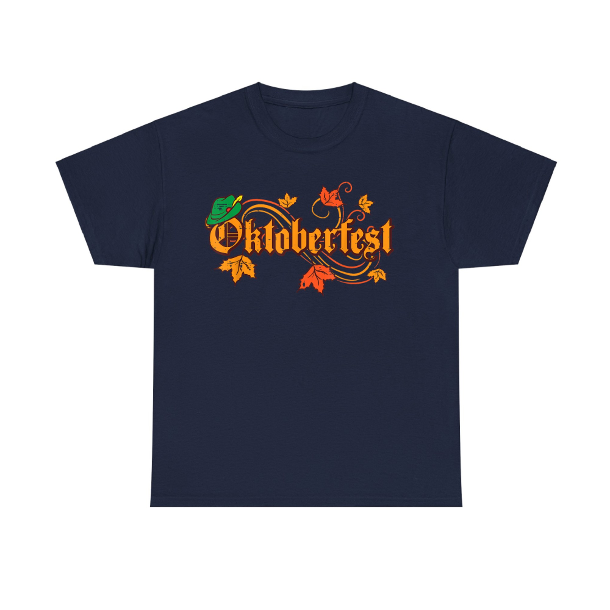 Oktoberfest Maple Leaves Vintage Fall Autumn T-Shirt