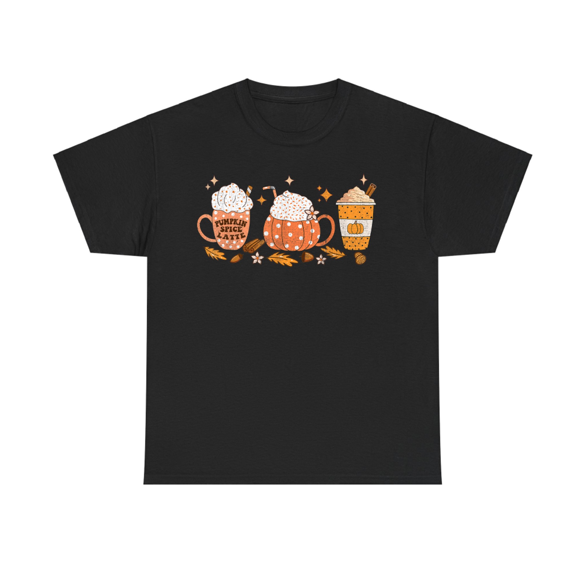 Pumpkin Spice Latte Fall Vibes Autumn Pumpkin Spice Coffee T-Shirt