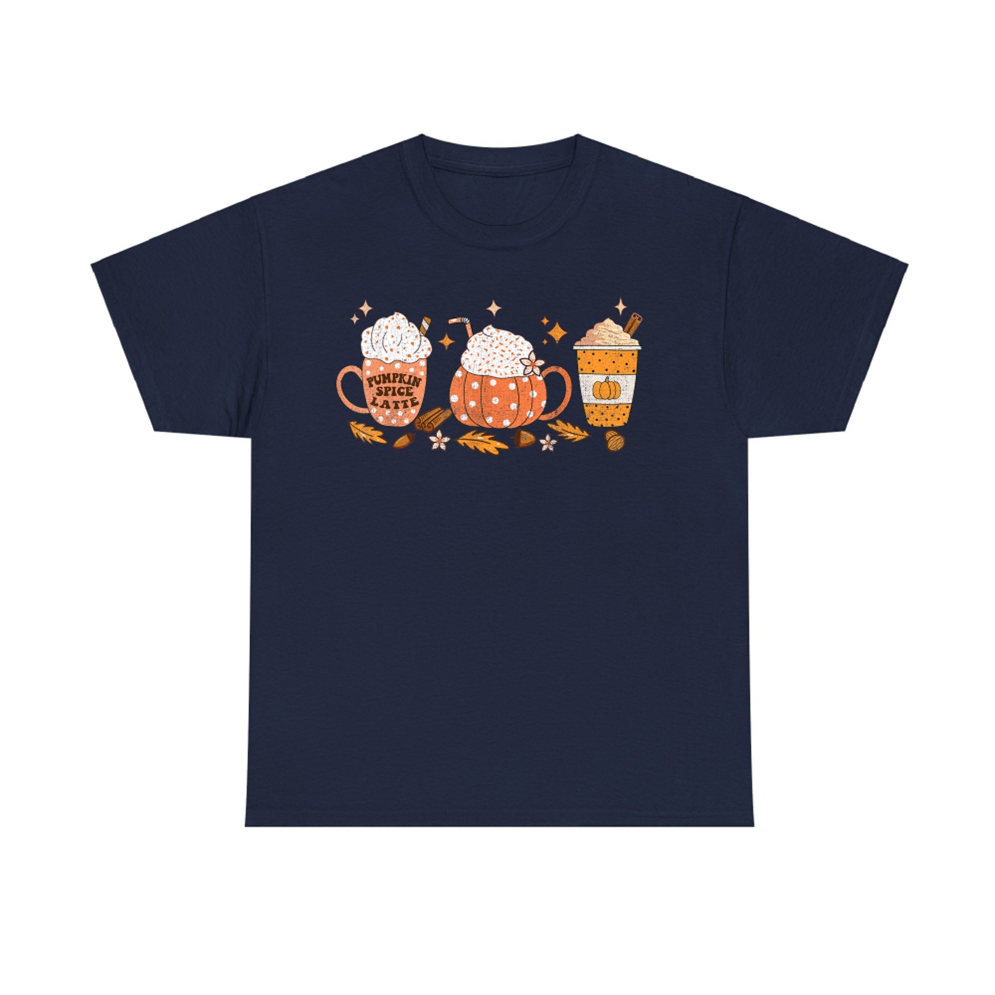 Pumpkin Spice Latte Fall Vibes Autumn Pumpkin Spice Coffee T-Shirt