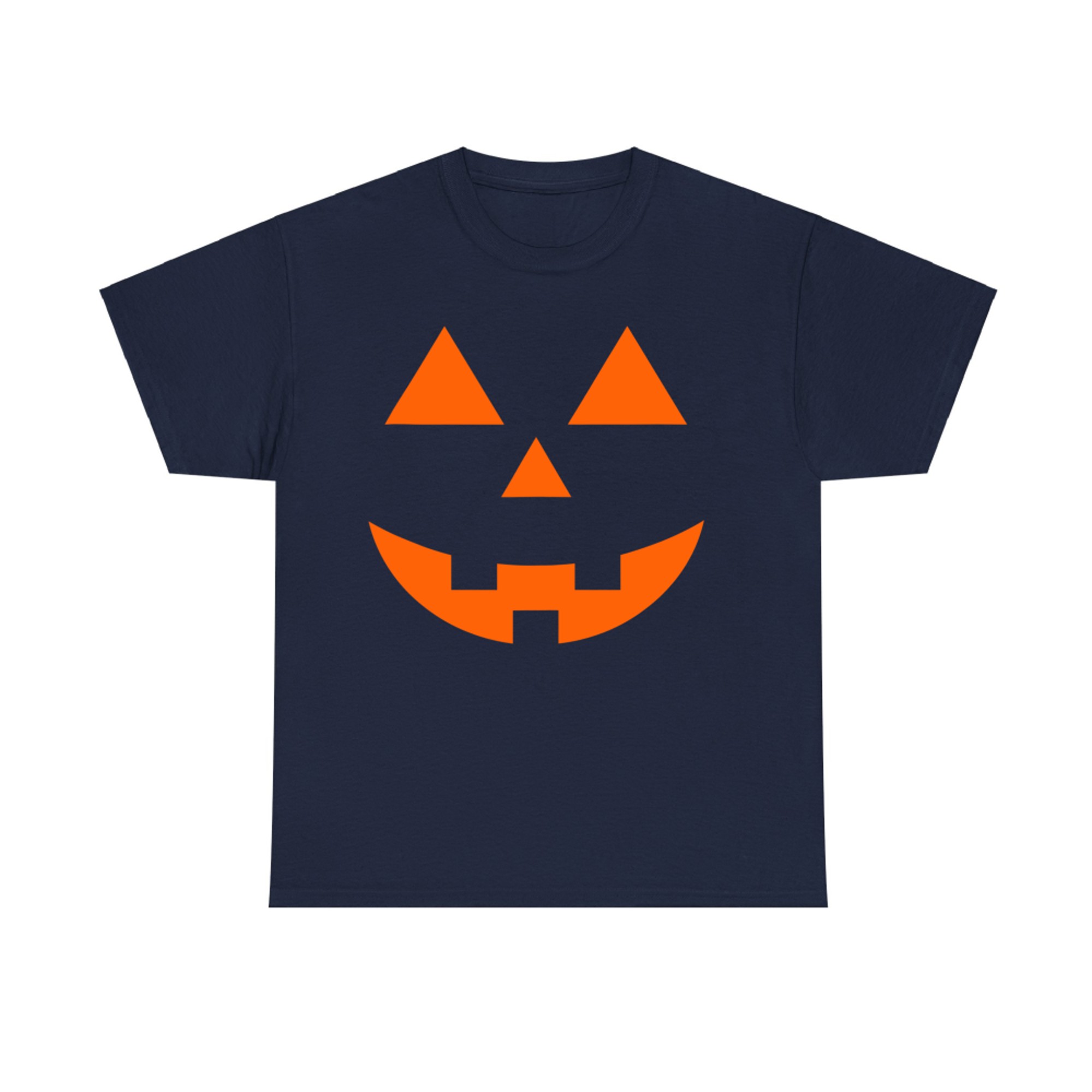 Classic Jack O Lantern Face Halloween Pumpkin Icon T-Shirt