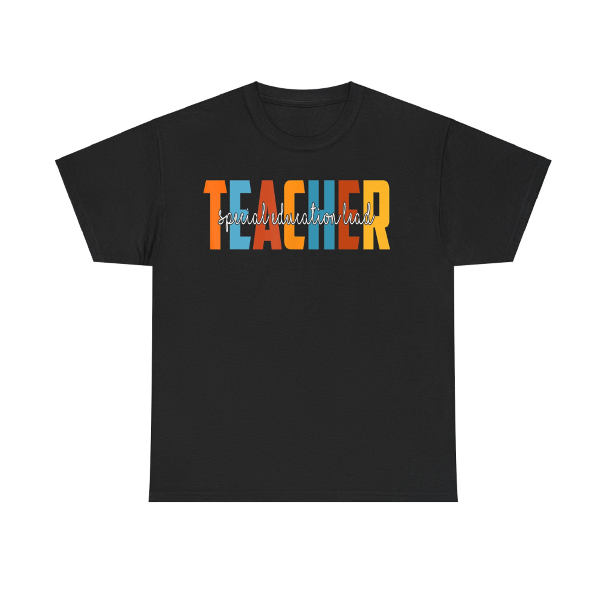 Special Education Lead Teacher Autumn Love Fall Thankful T-Shirt