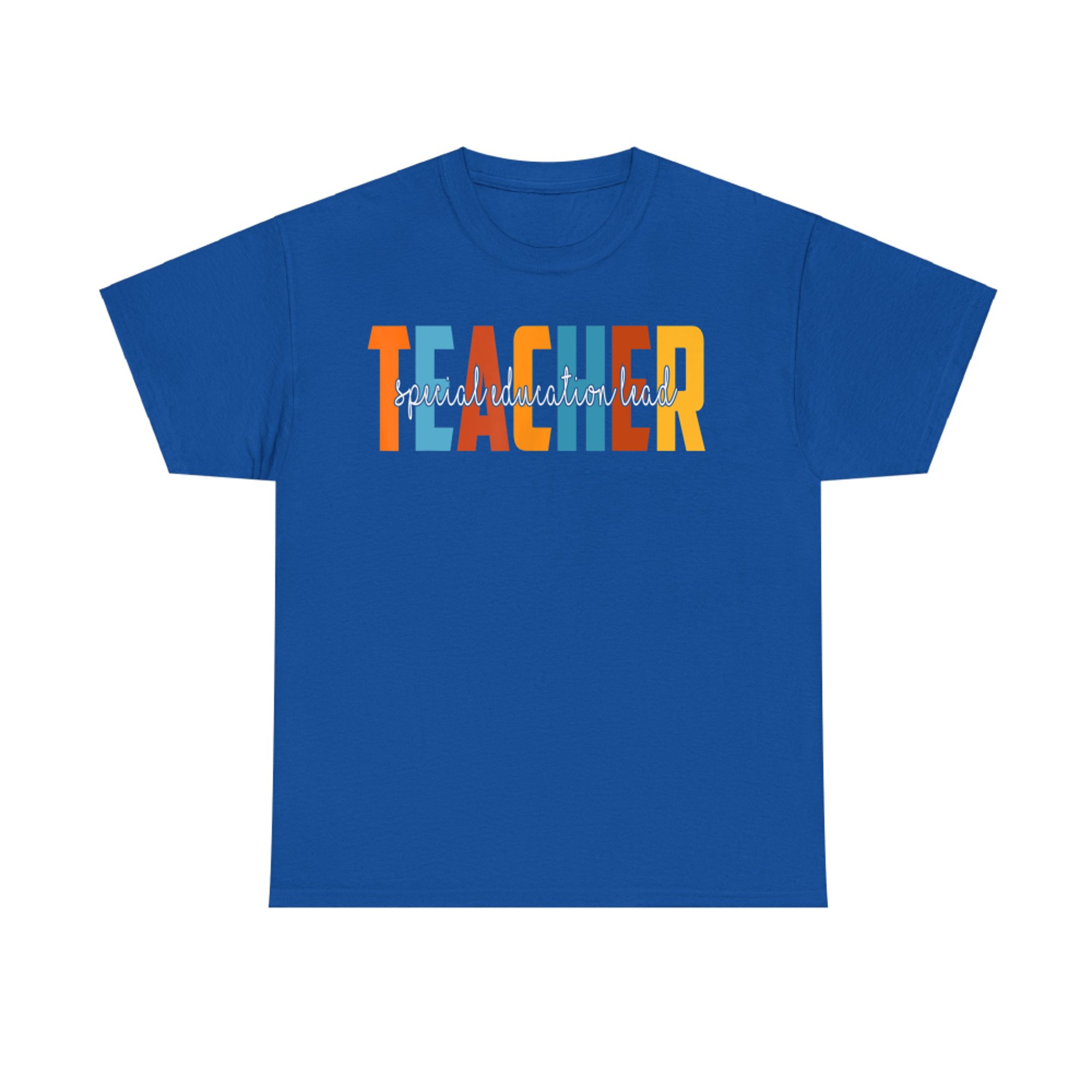 Special Education Lead Teacher Autumn Love Fall Thankful T-Shirt