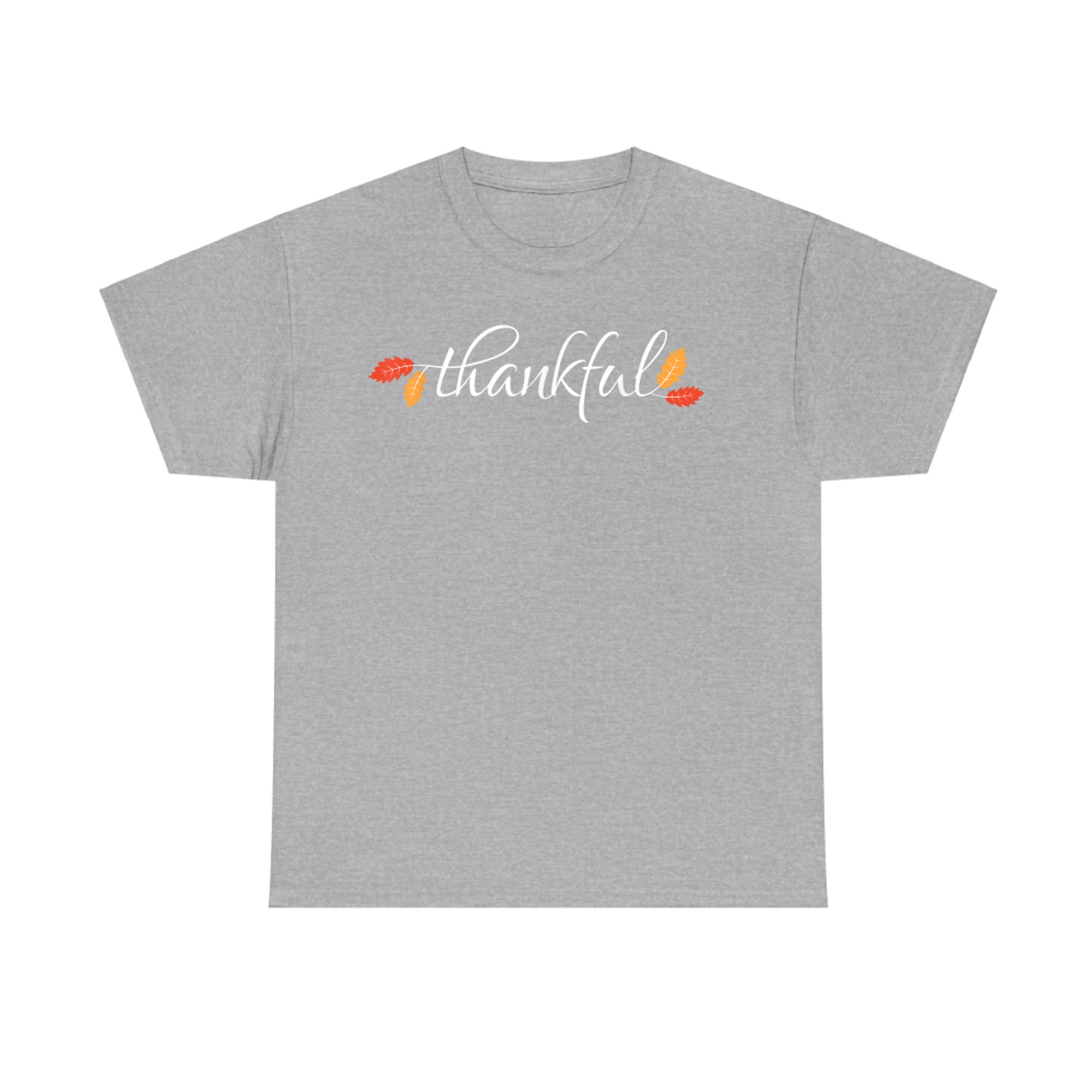 Thankful Thanksgiving Autumn Fall Leaves T-Shirt
