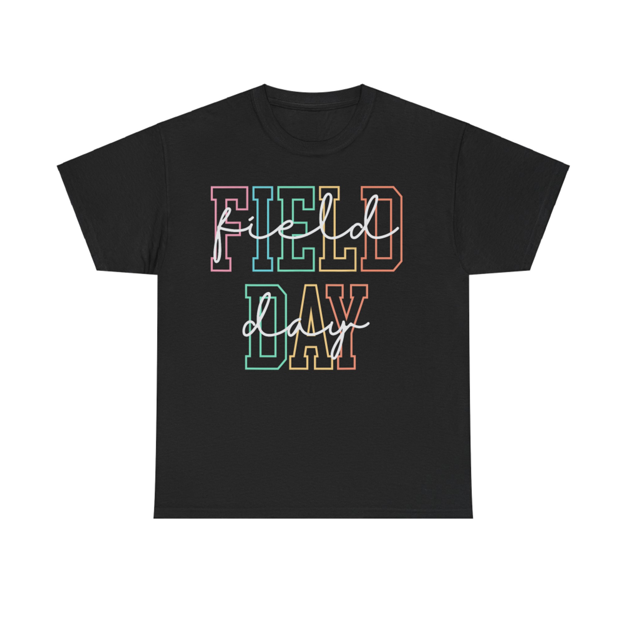 Field Day Cute Colorful School Teacher Life Summer T-Shirt