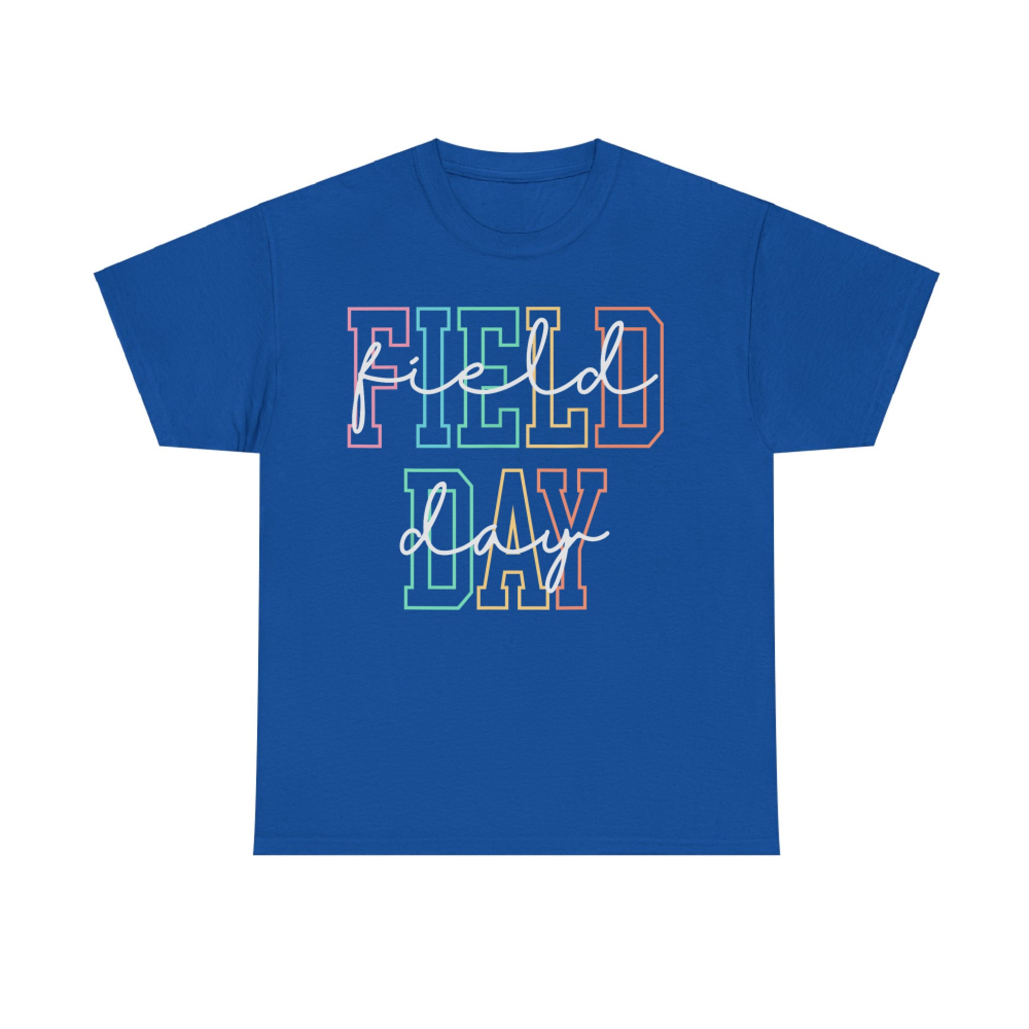 Field Day Cute Colorful School Teacher Life Summer T-Shirt