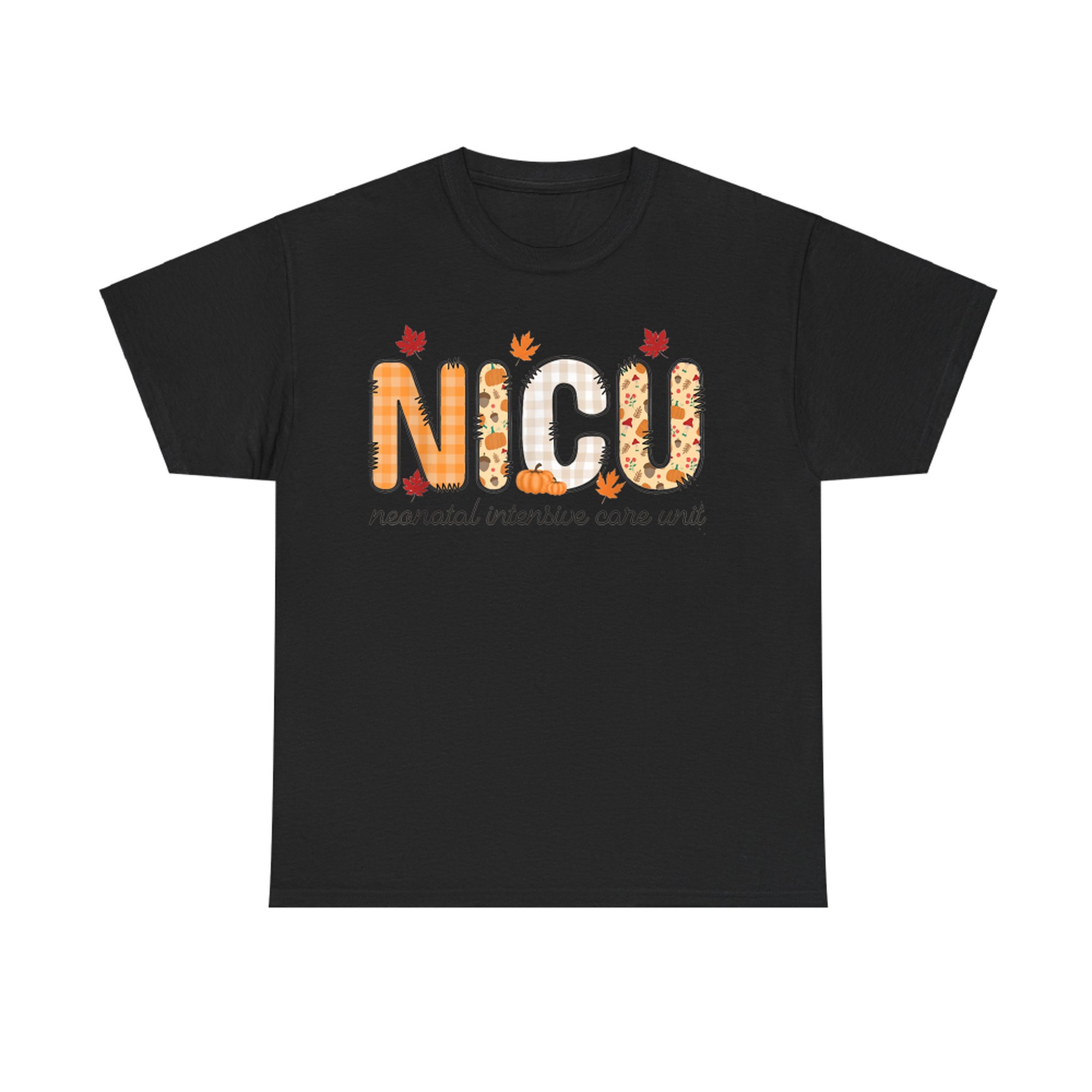 NICU Nurse Autumn Fall Neonatal Intensive Care Unit T-Shirt
