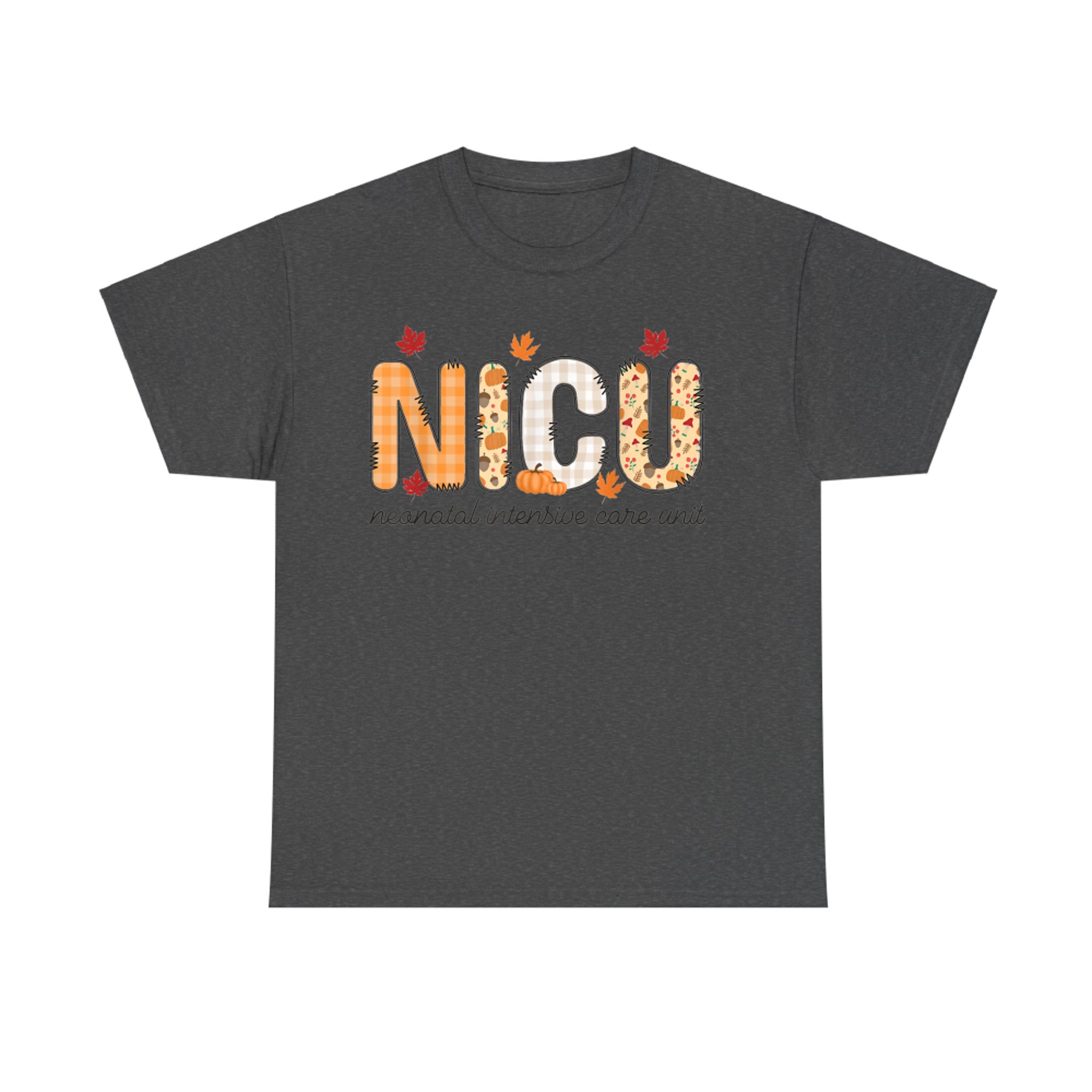 NICU Nurse Autumn Fall Neonatal Intensive Care Unit T-Shirt