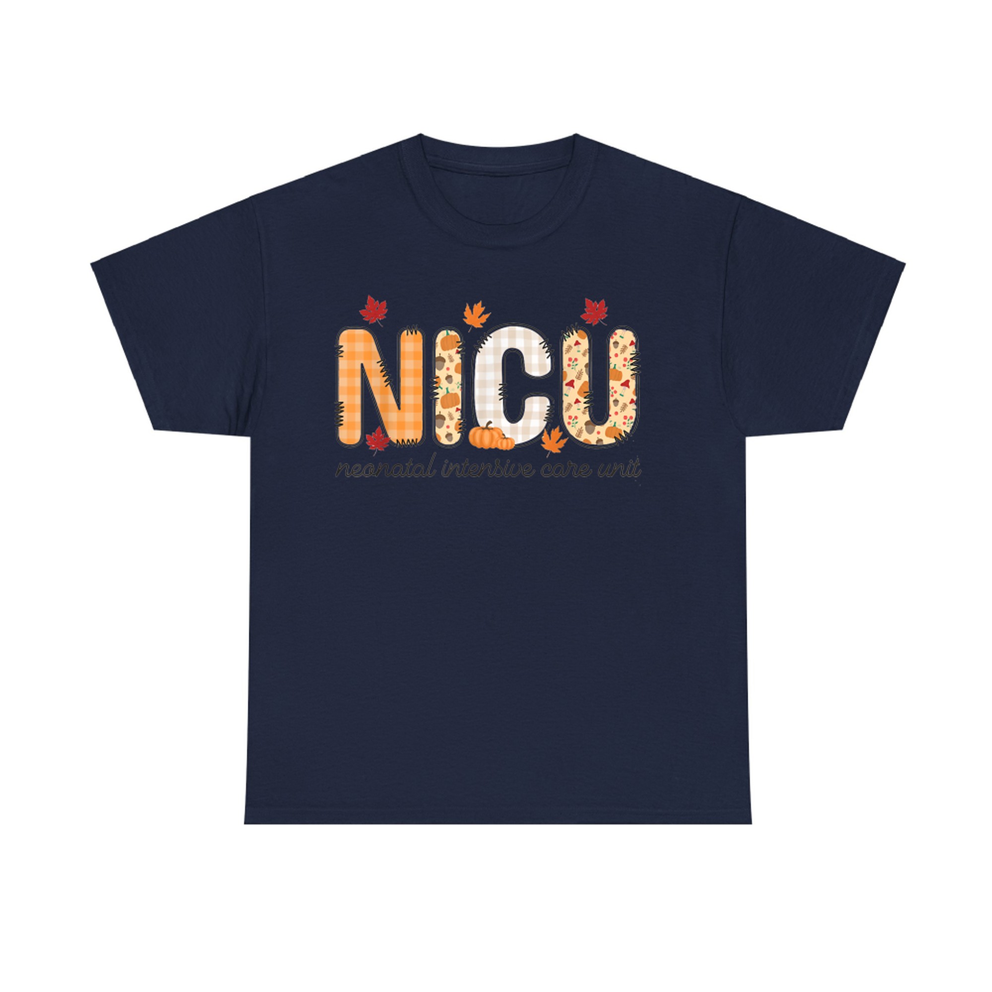 NICU Nurse Autumn Fall Neonatal Intensive Care Unit T-Shirt