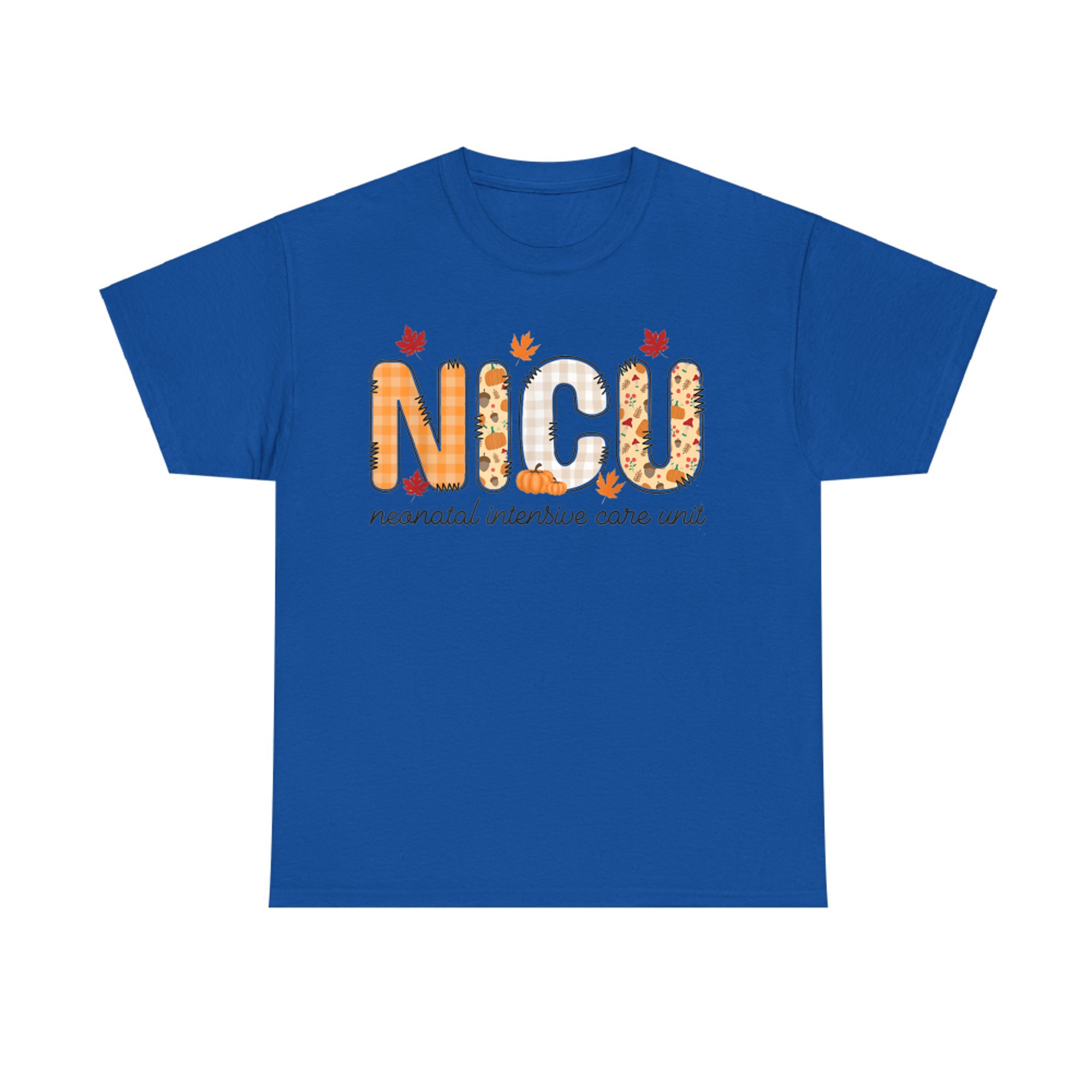 NICU Nurse Autumn Fall Neonatal Intensive Care Unit T-Shirt