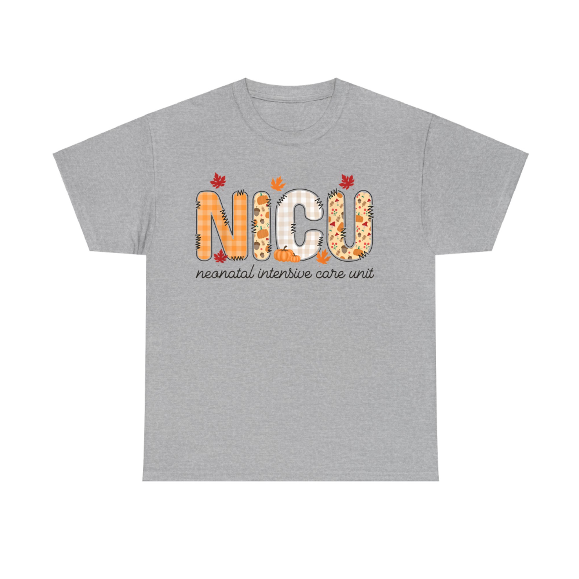 NICU Nurse Autumn Fall Neonatal Intensive Care Unit T-Shirt