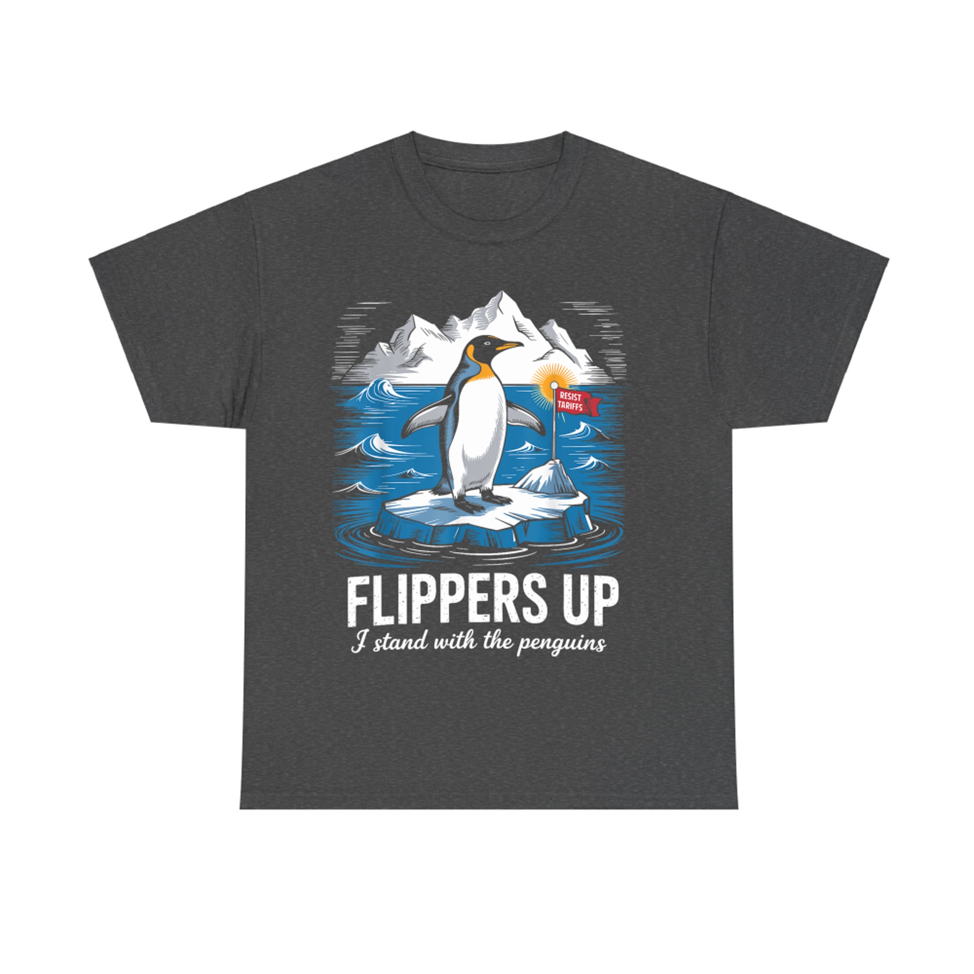 Flippers Up I Stand With The Penguins T-Shirt
