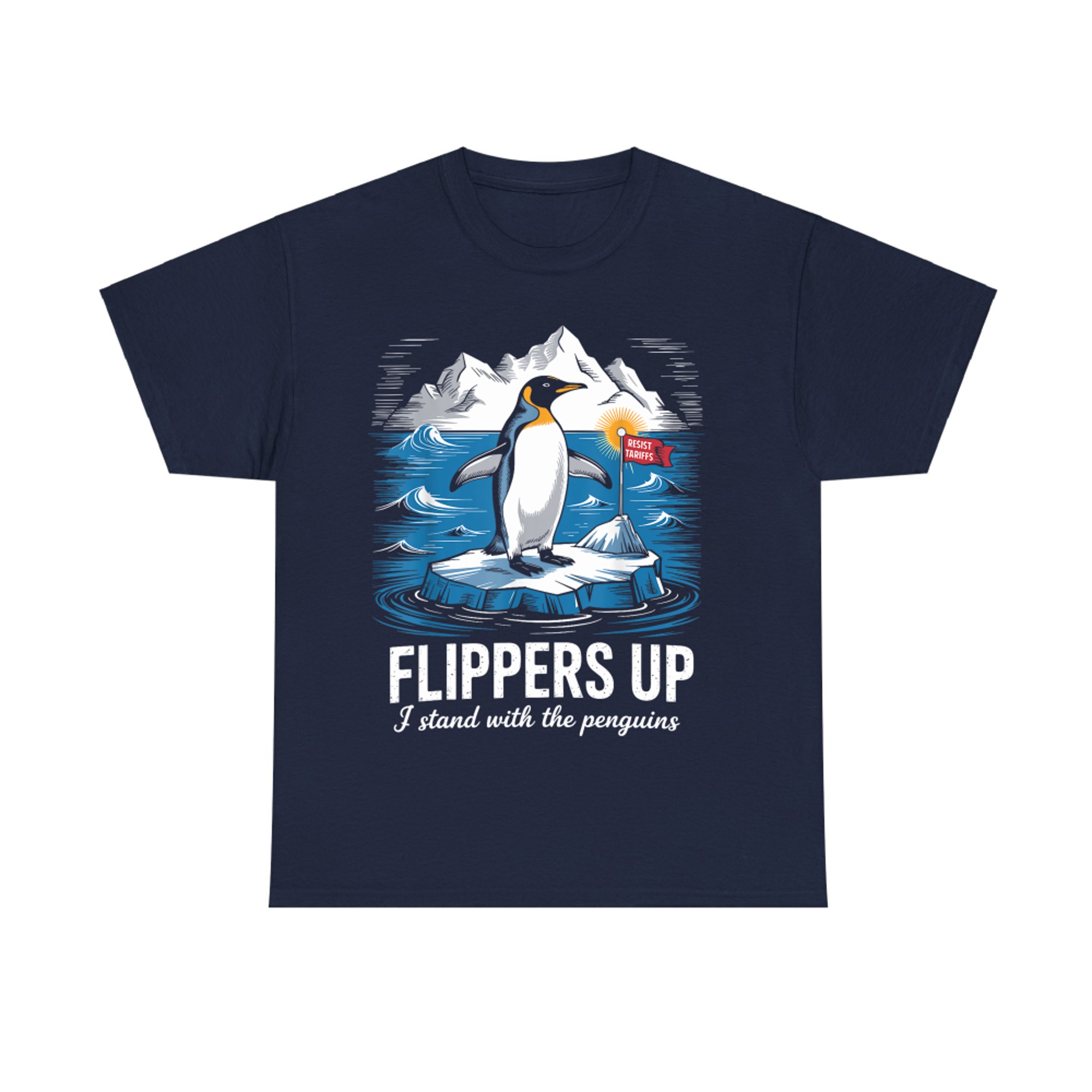 Flippers Up I Stand With The Penguins T-Shirt