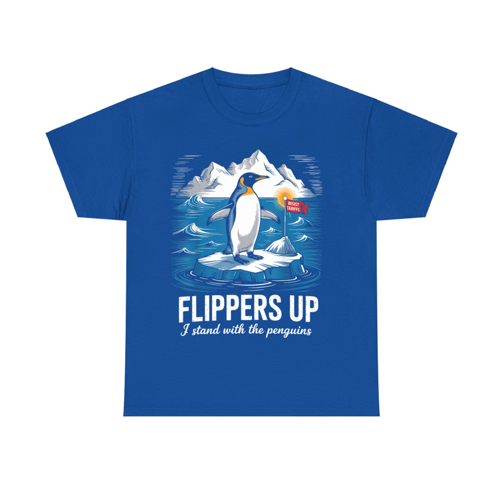 Flippers Up I Stand With The Penguins T-Shirt