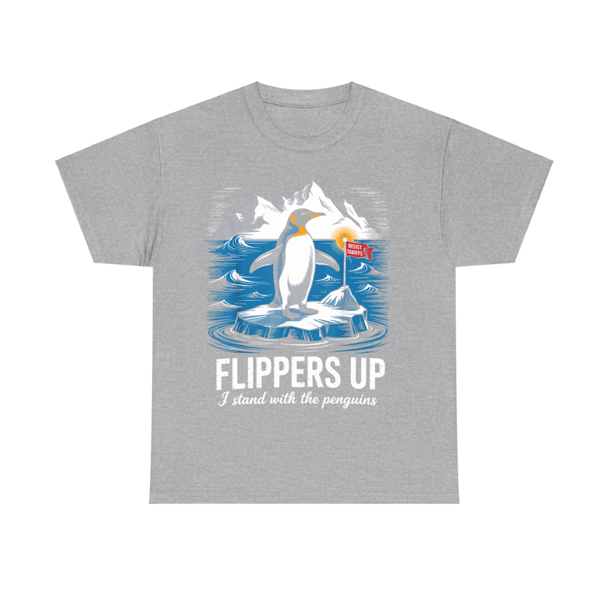 Flippers Up I Stand With The Penguins T-Shirt