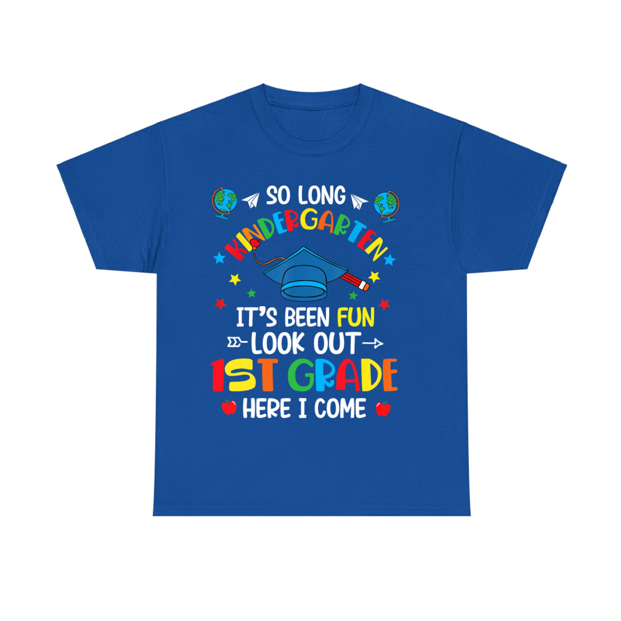 Kindergarten Graduation Goodbye Hello First Grade T-Shirt