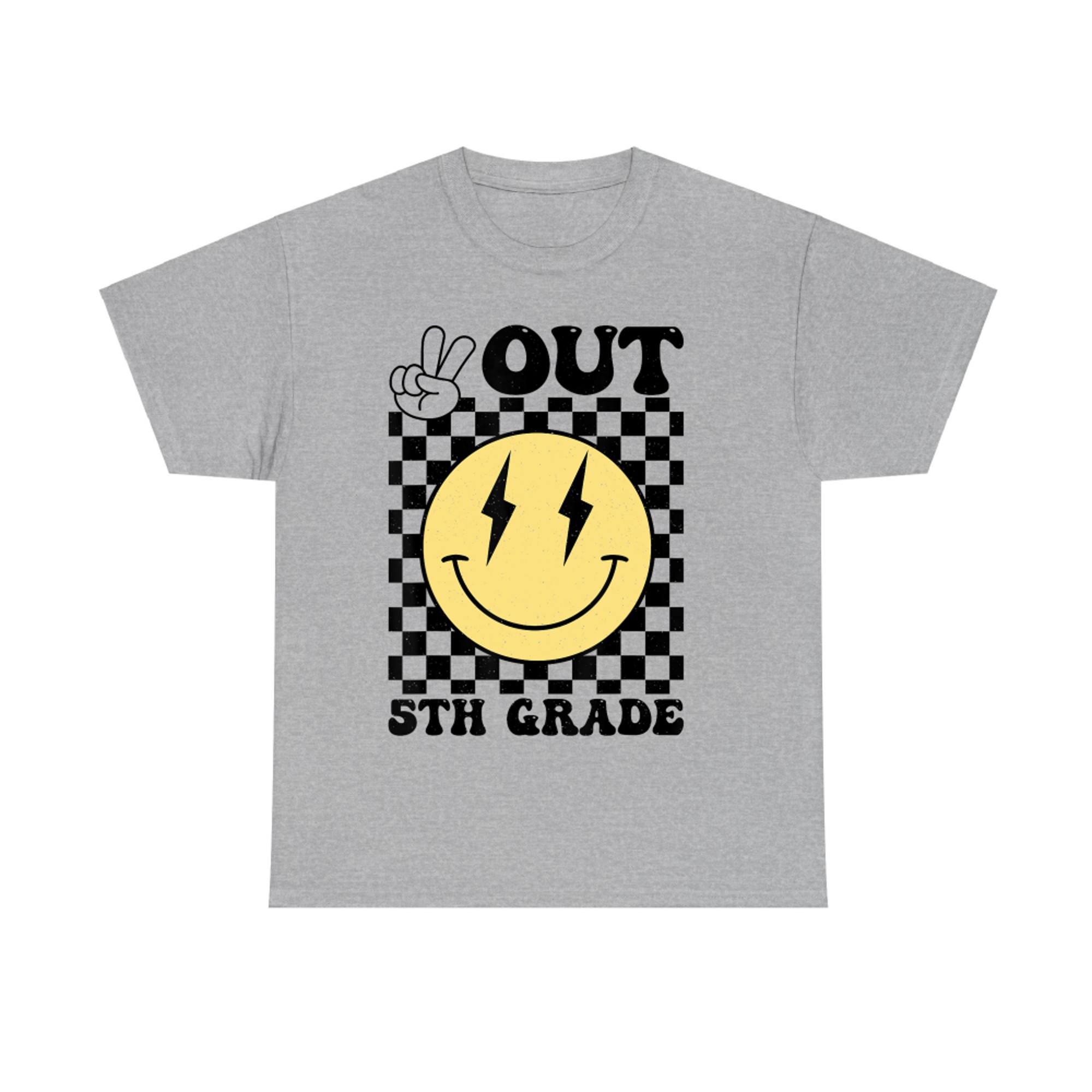Peace Out 5th Grade Last day Of School 5th Grade Graduation T-Shirt