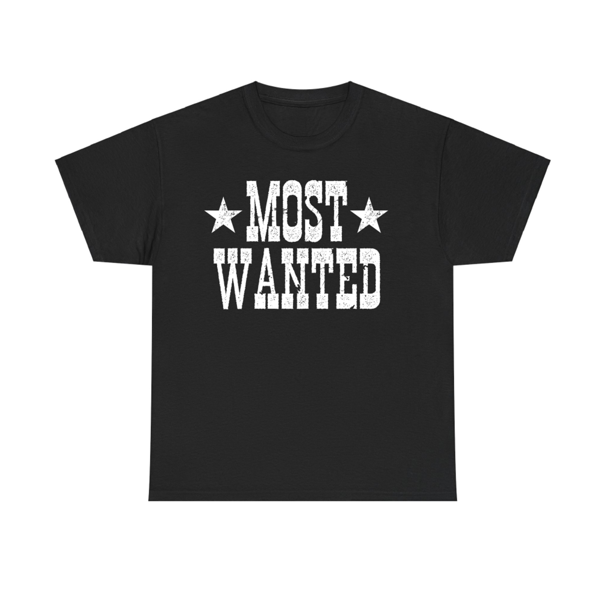 Retro Western Most Wanted Cowboy Cowgirl T-Shirt