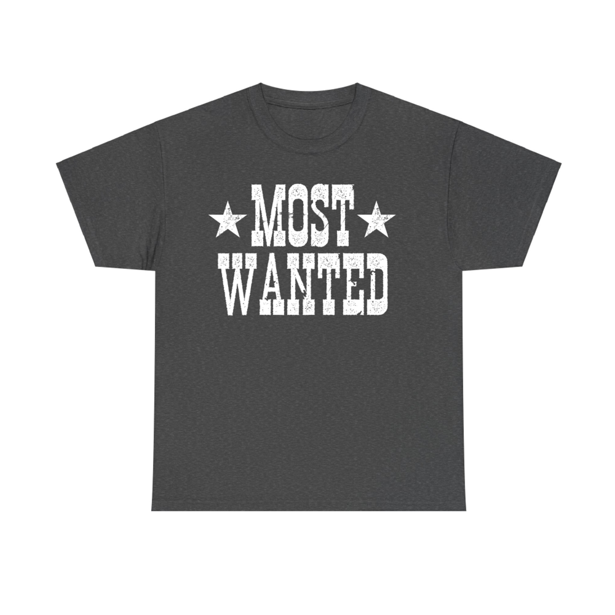 Retro Western Most Wanted Cowboy Cowgirl T-Shirt