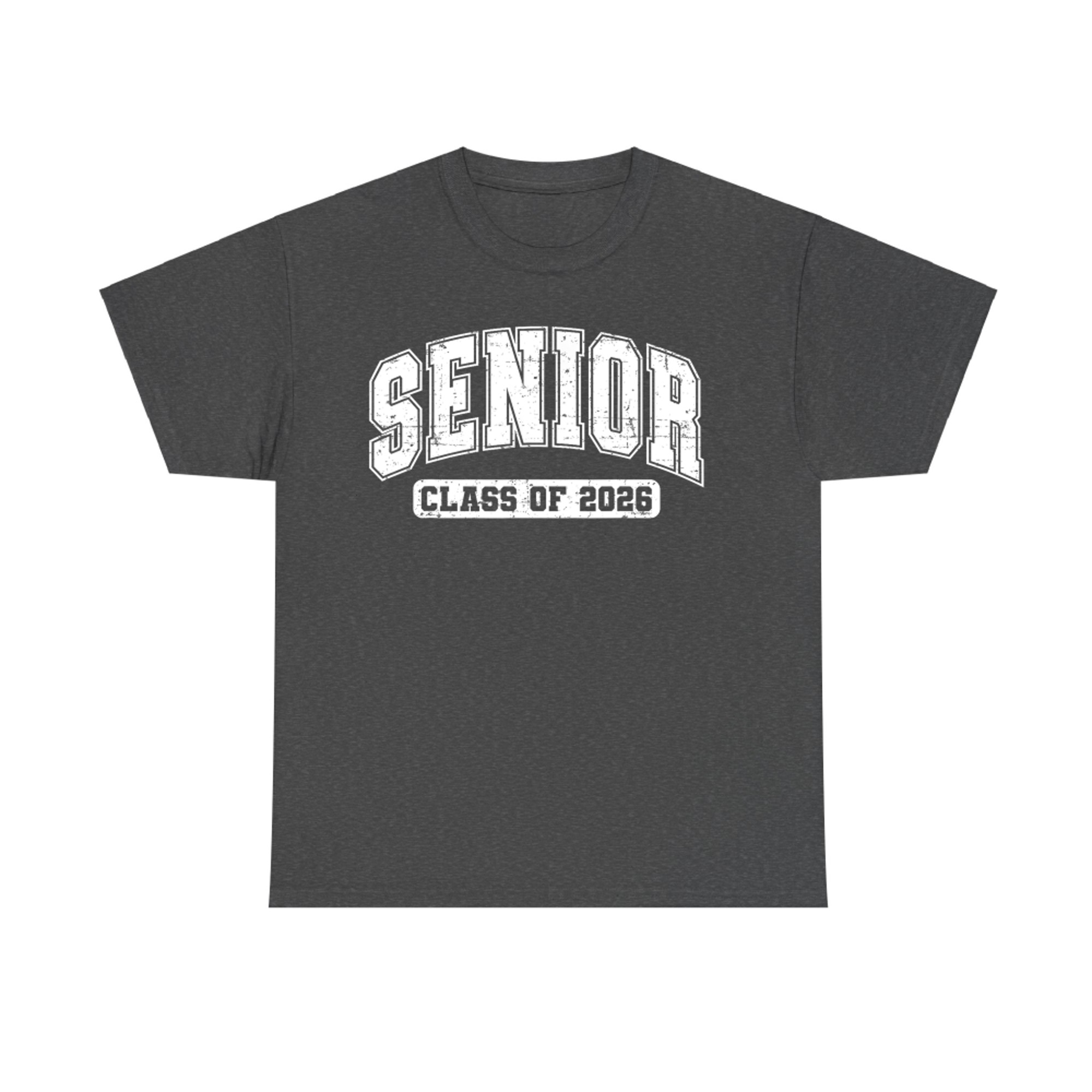 Vintage Senior Class of Graduation School Spirit Graphic T-Shirt