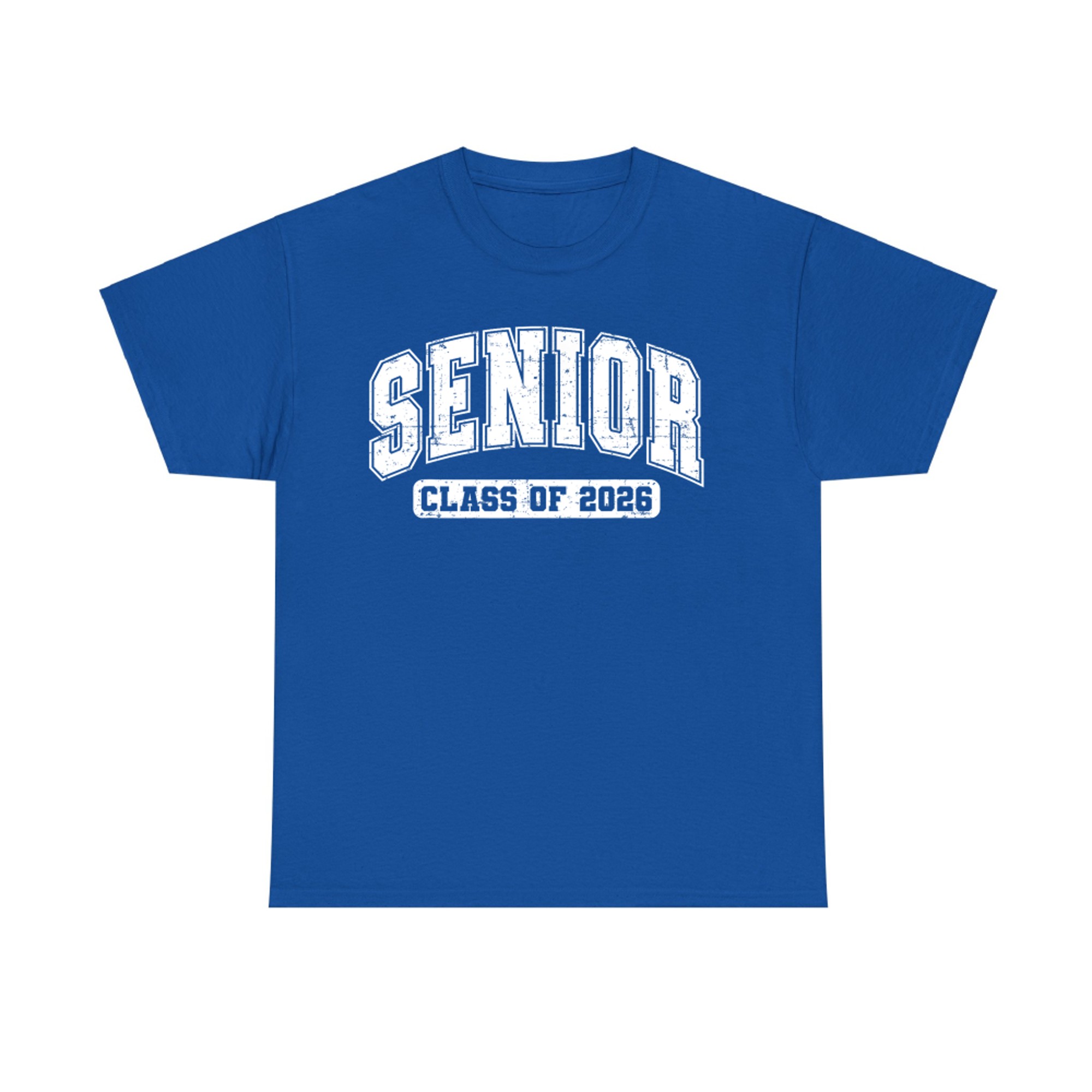 Vintage Senior Class of Graduation School Spirit Graphic T-Shirt