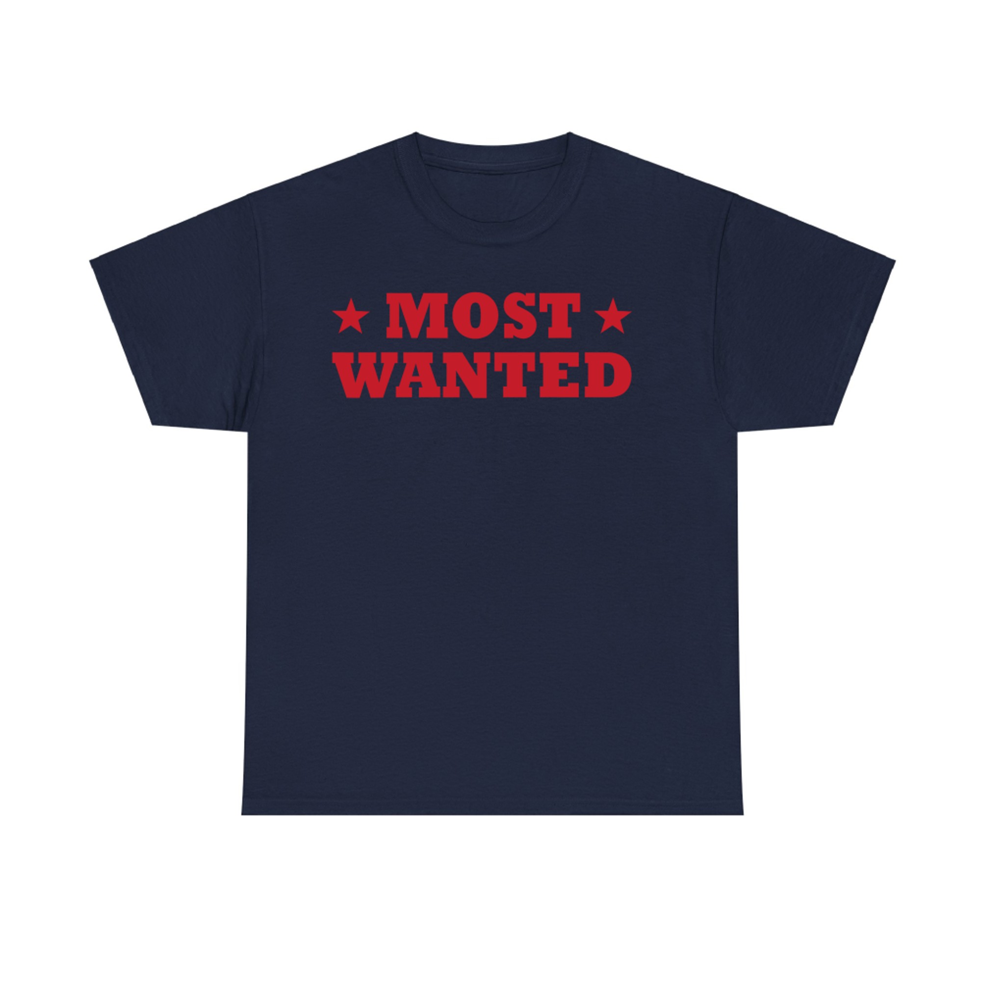 Vintage Western Most Wanted Cowboy Outlaw Style Graphic T-Shirt