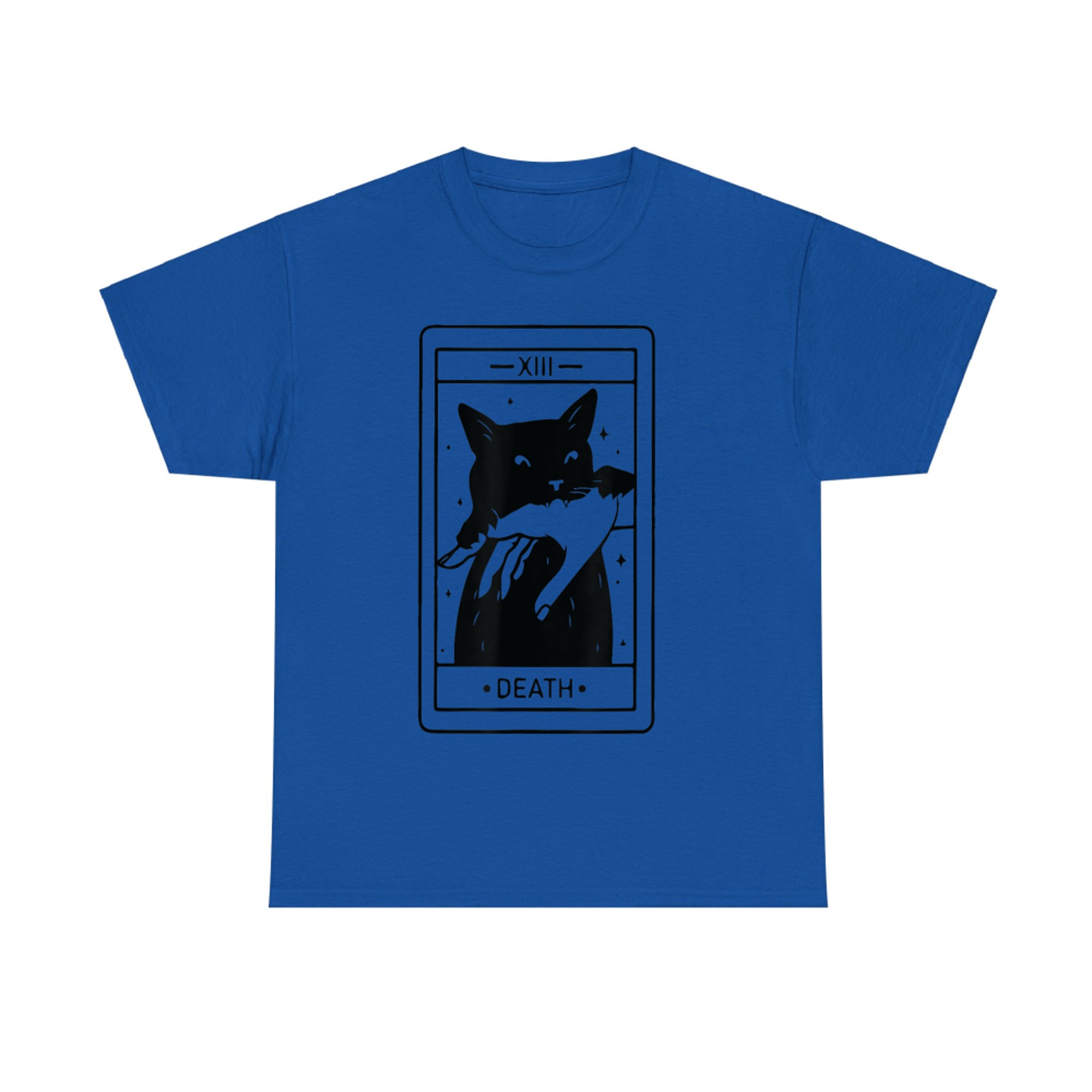Black Cat Tarot Card XIII Death Occult Witchy T-Shirt