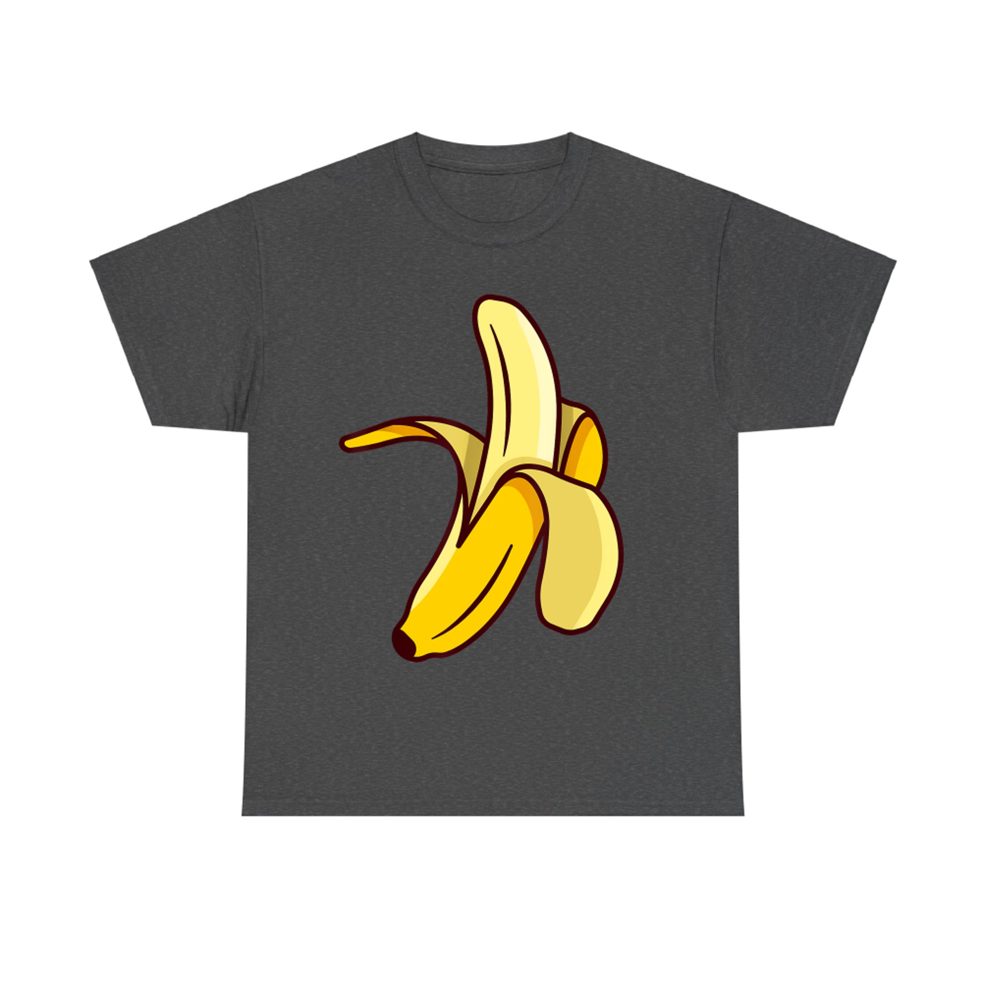 Funny Peeled Banana Cartoon Fruit Costume T-Shirt