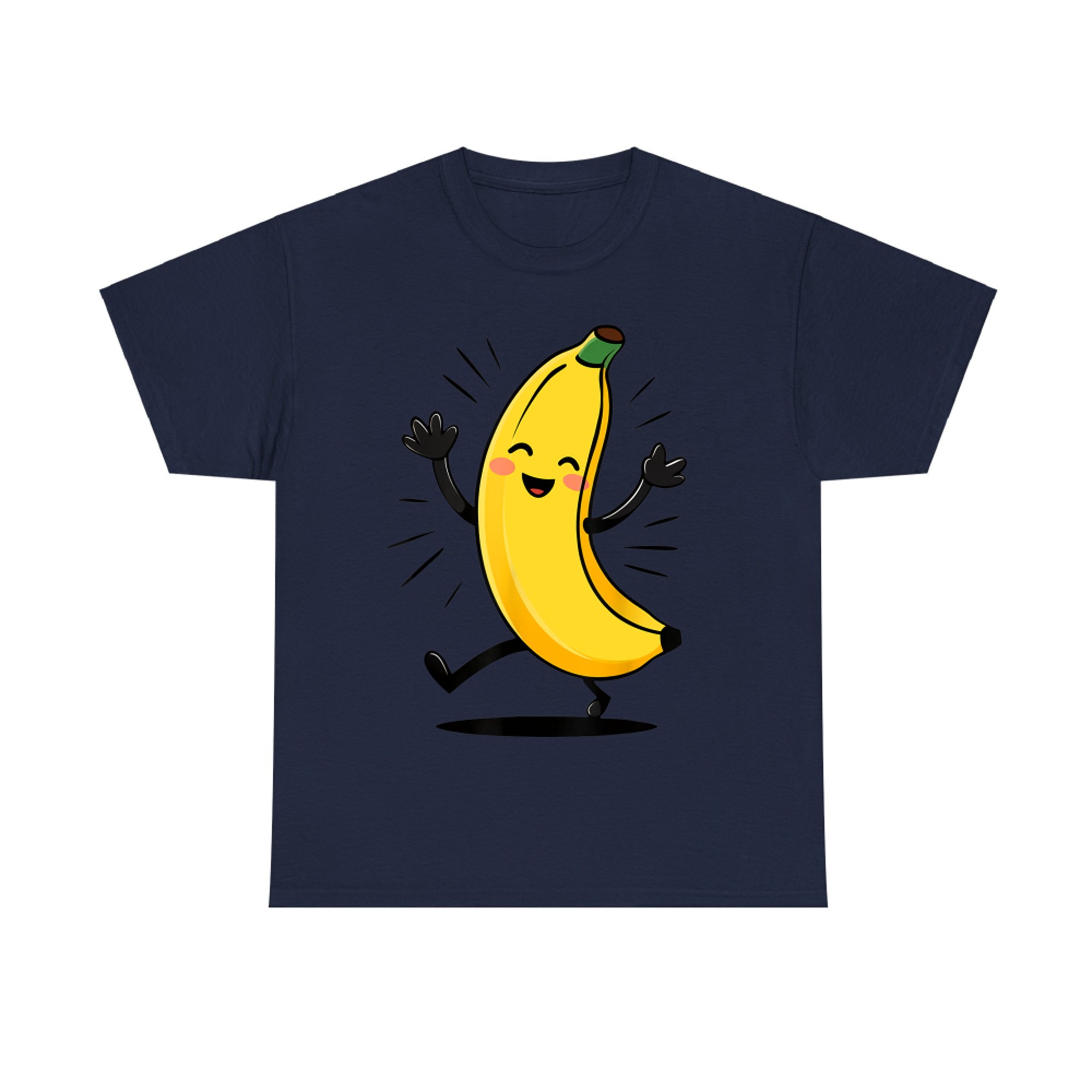 Happy Dancing Banana Funny Cartoon Fruit Costume T-Shirt