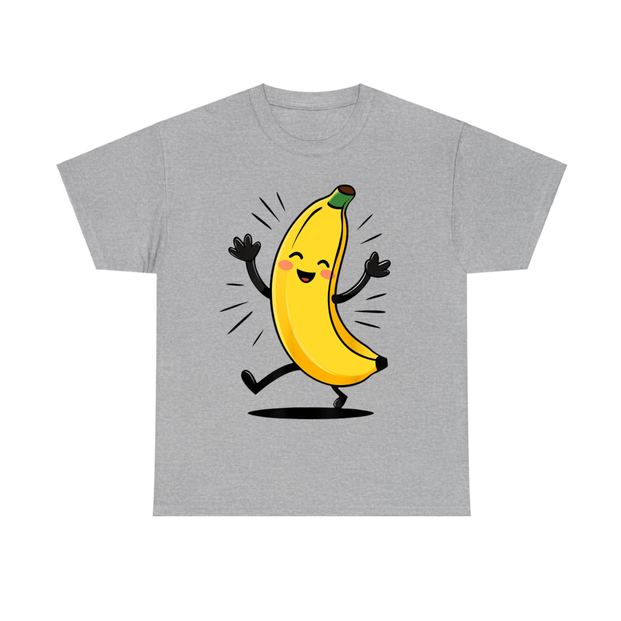 Happy Dancing Banana Funny Cartoon Fruit Costume T-Shirt