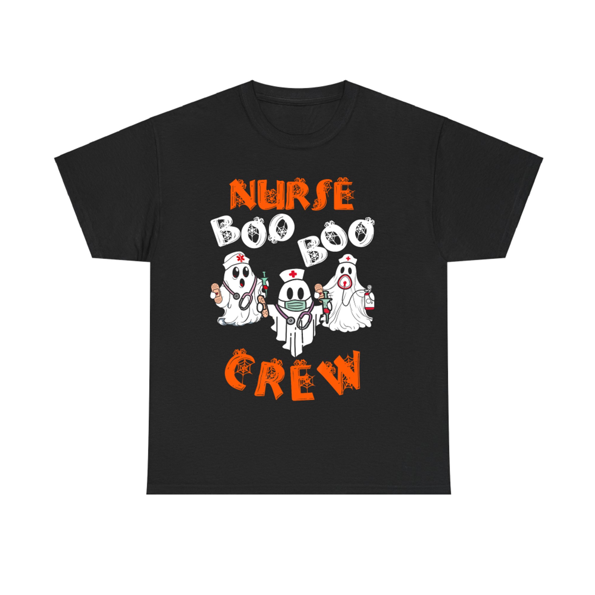 Nurse Boo Boo Crew Funny Ghost Halloween T-Shirt
