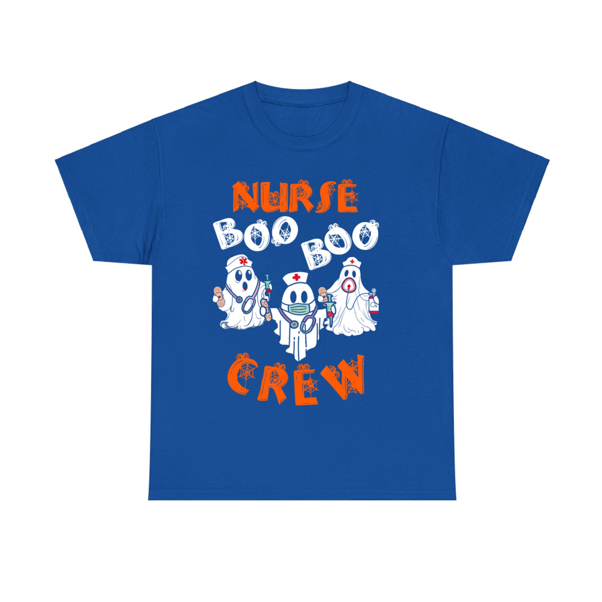 Nurse Boo Boo Crew Funny Ghost Halloween T-Shirt