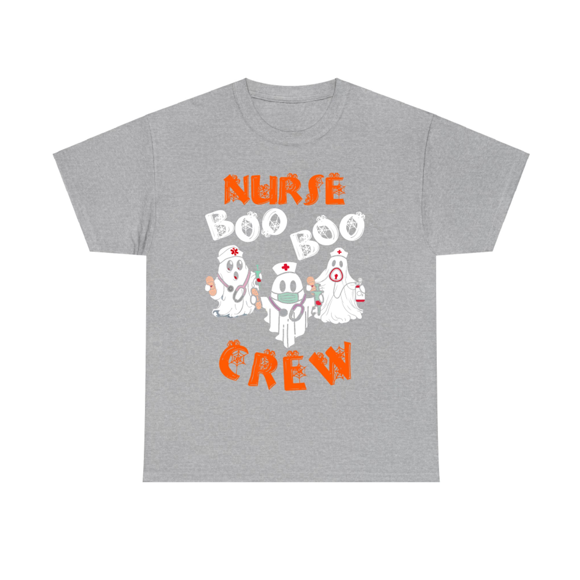 Nurse Boo Boo Crew Funny Ghost Halloween T-Shirt