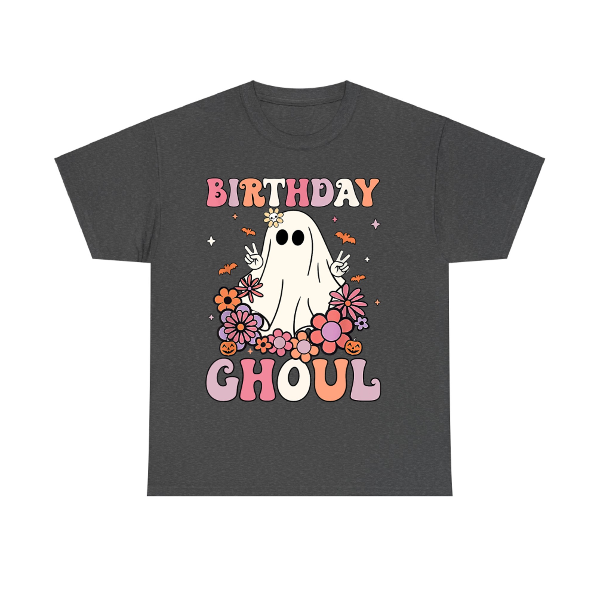 Birthday Ghoul Cute Retro Halloween Ghost T-Shirt