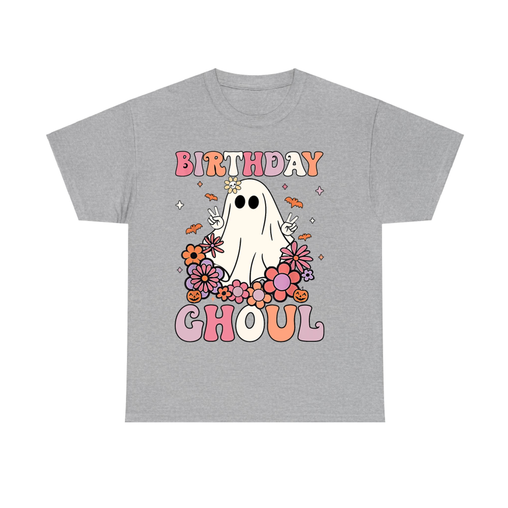 Birthday Ghoul Cute Retro Halloween Ghost T-Shirt
