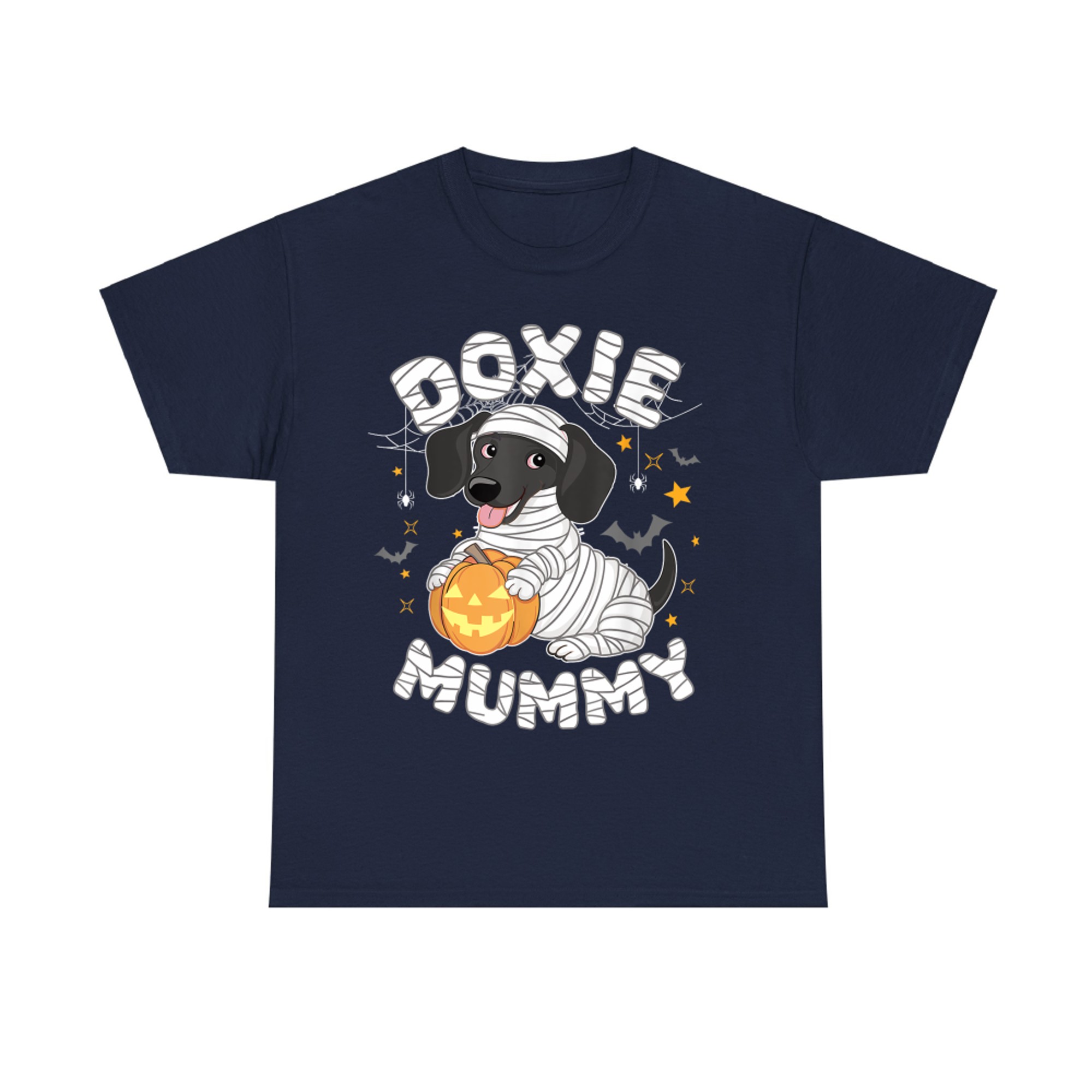 Cute Dachshund Mummy Pumpkin Halloween Costume T-Shirt