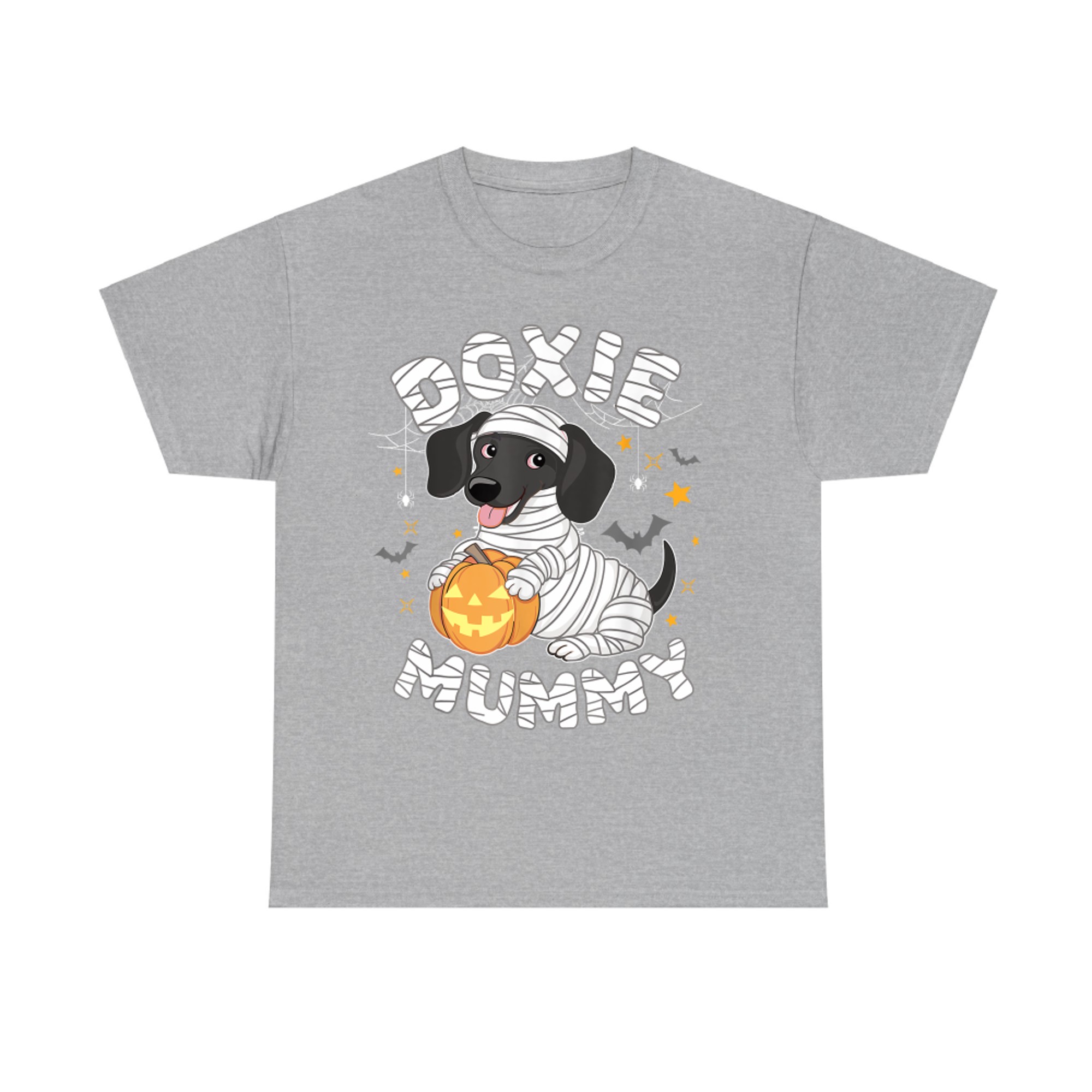 Cute Dachshund Mummy Pumpkin Halloween Costume T-Shirt