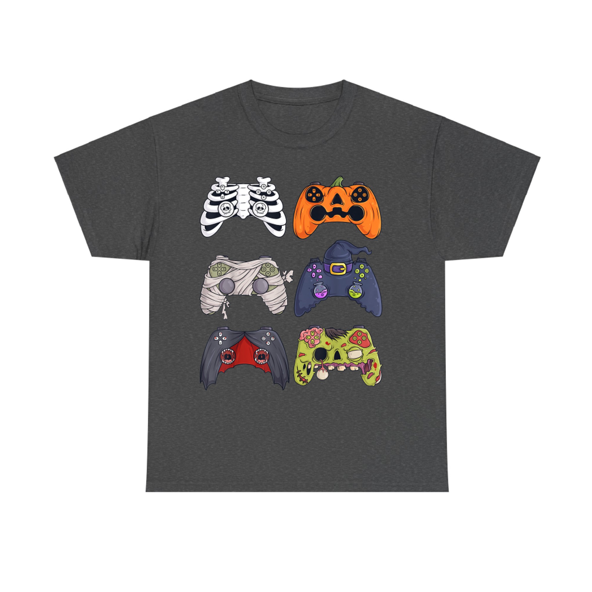 Halloween Skeleton Zombie Gaming Controllers Mummy T-Shirt