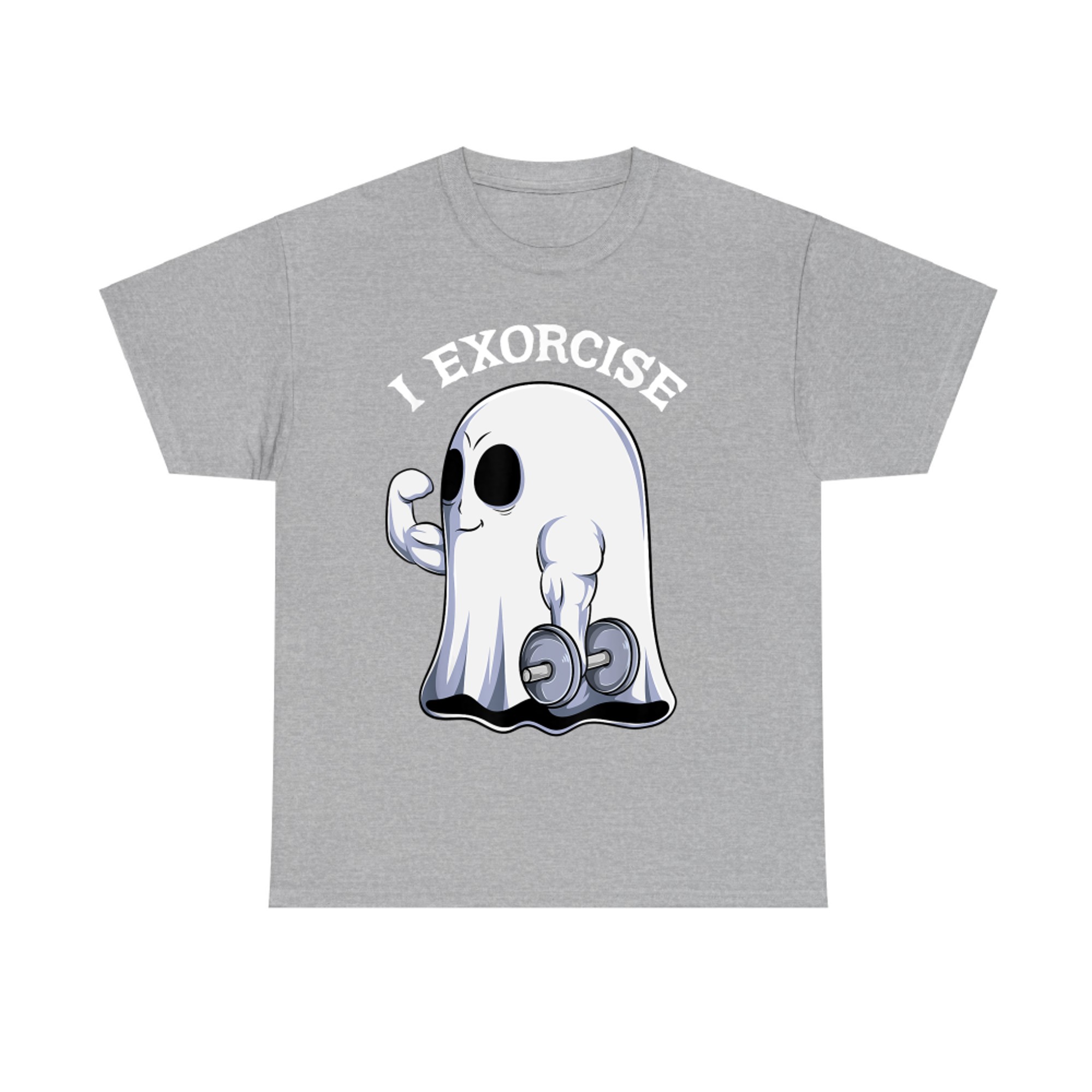 I Exorcise Funny Ghost Gym Workout Halloween T-Shirt